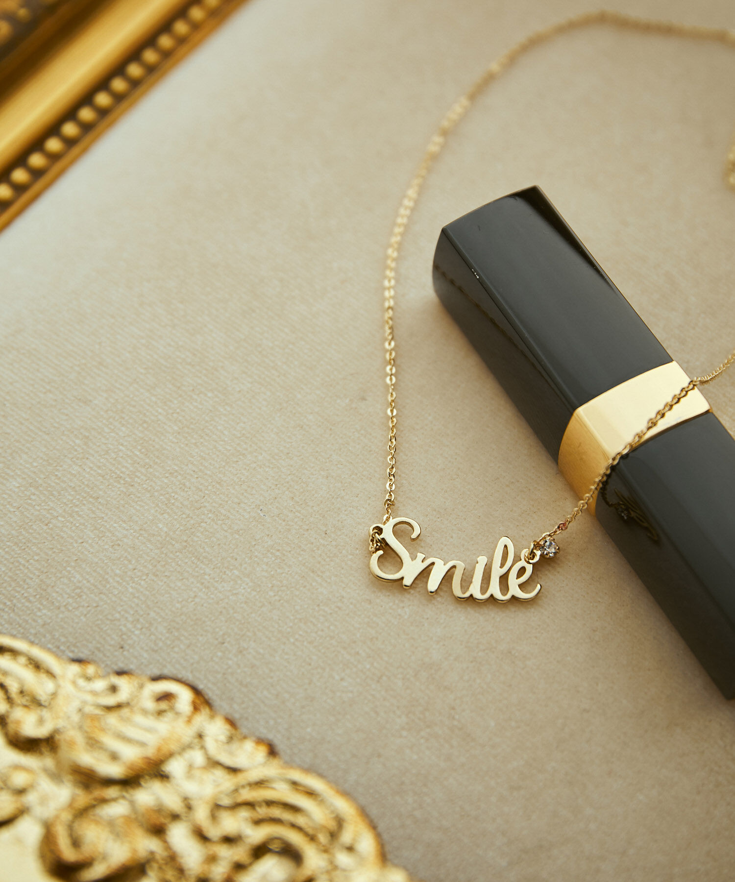 VIS「さり気なくキラっと。メッセージネックレス」|ネックレス|ゴールド系(91)