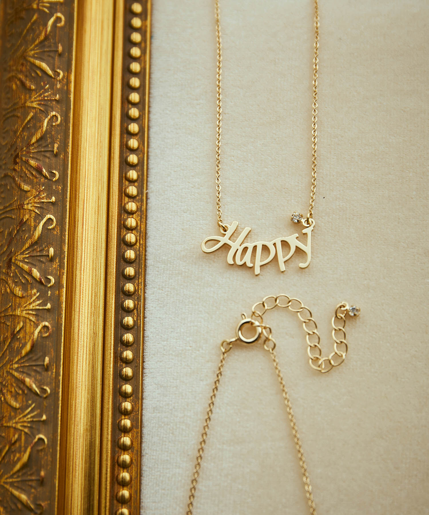 VIS「さり気なくキラっと。メッセージネックレス」|ネックレス|ゴールド系(92)