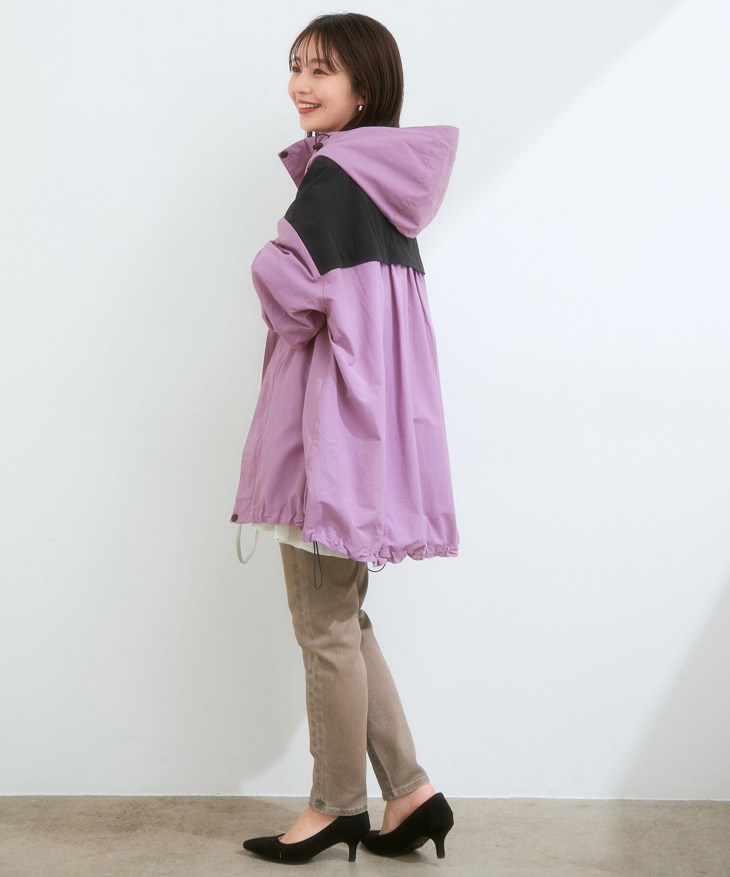 VIS「【OUTDOOR PRODUCTSコラボ】【洗濯可】オーバーサイズマウンテンパーカー」|アウトドア|