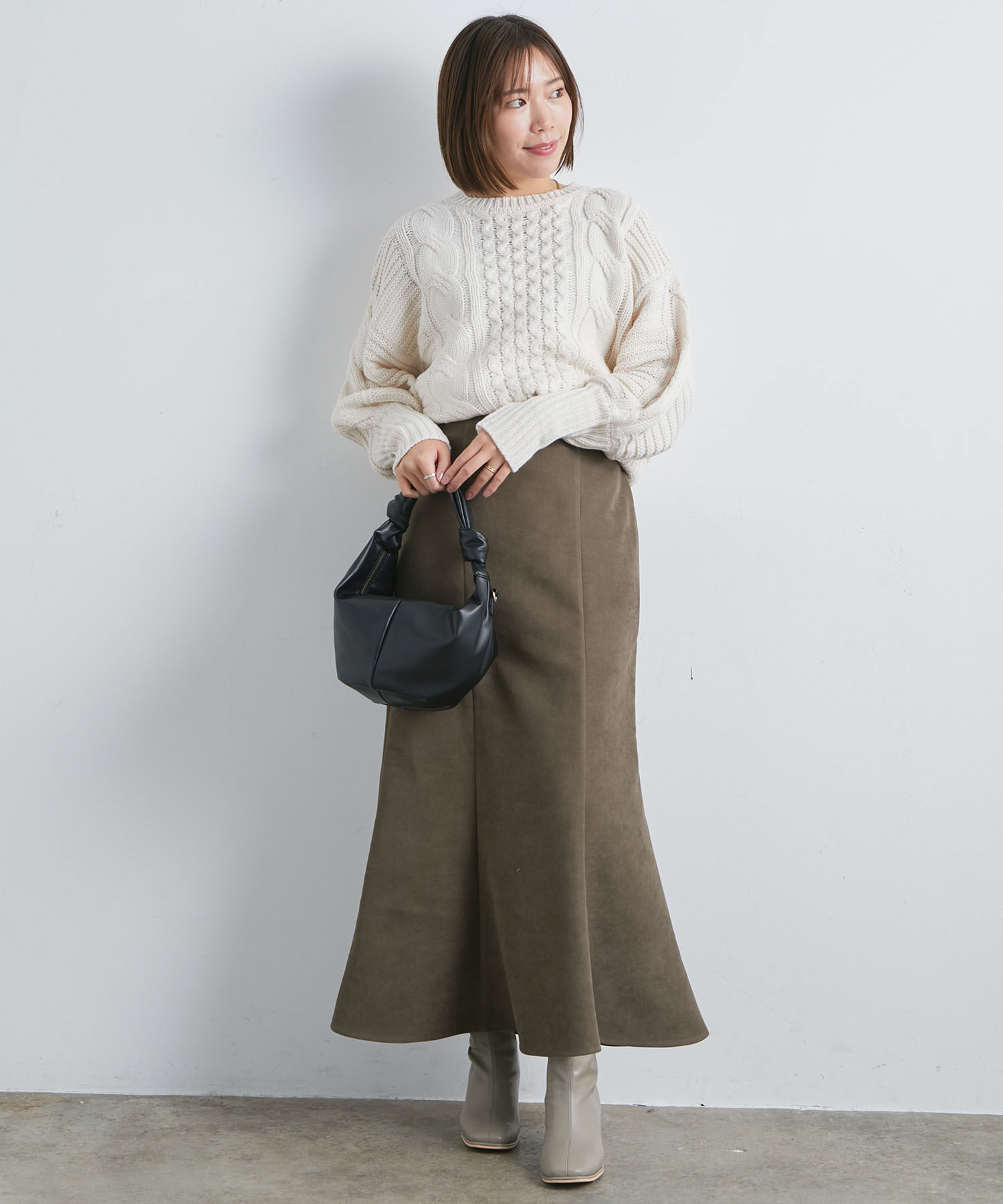 vis-a-vis「ツイルマーメイドスカート」|スカート|