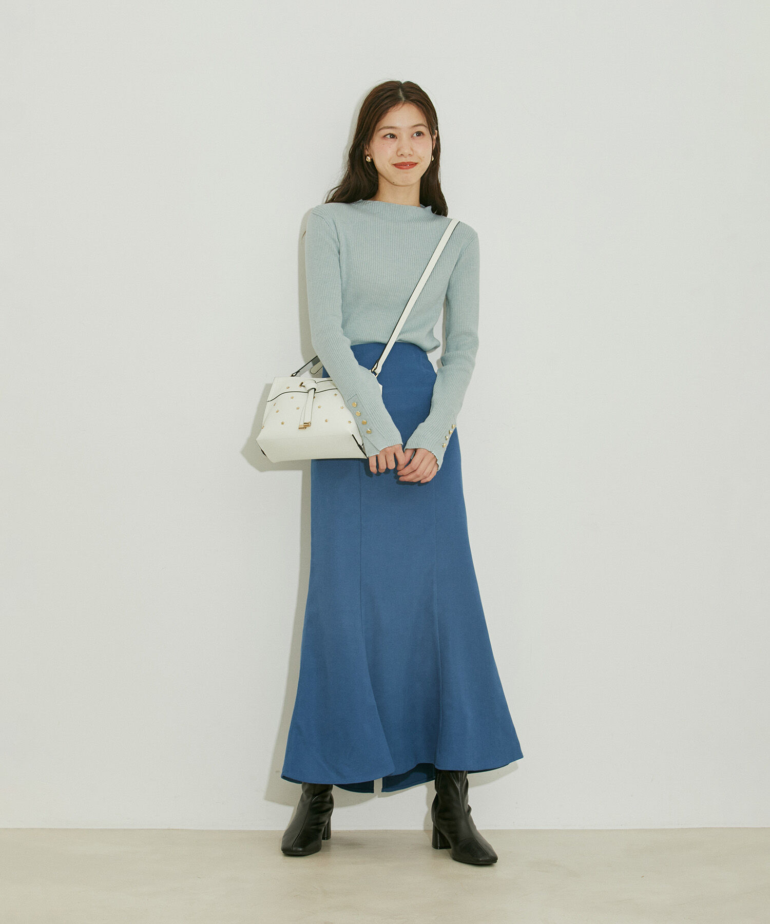 vis-a-vis「ツイルマーメイドスカート」|スカート|