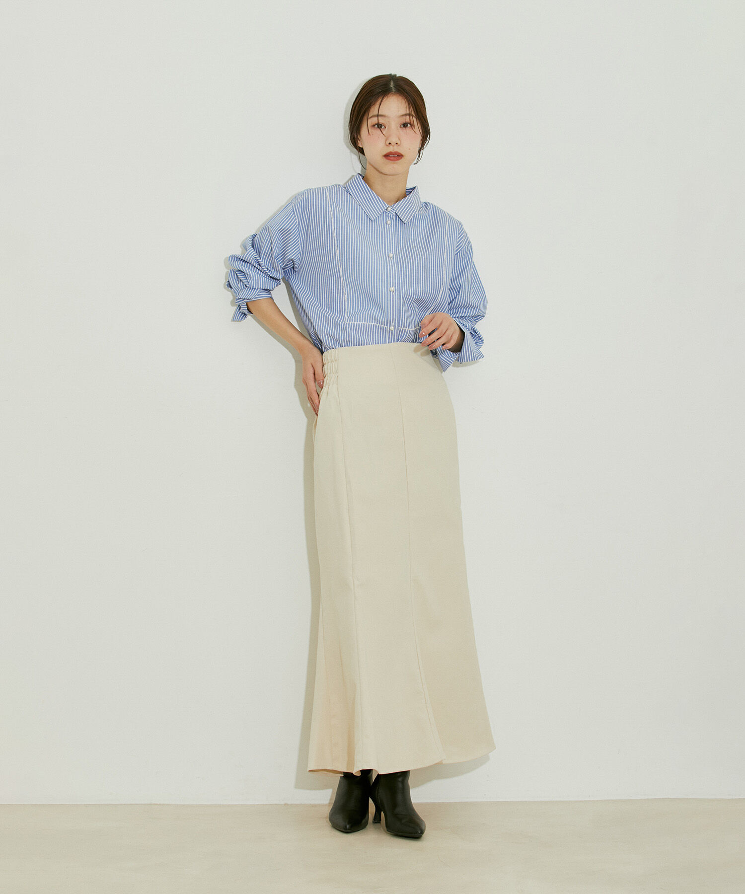 vis-a-vis「ツイルマーメイドスカート」|スカート|