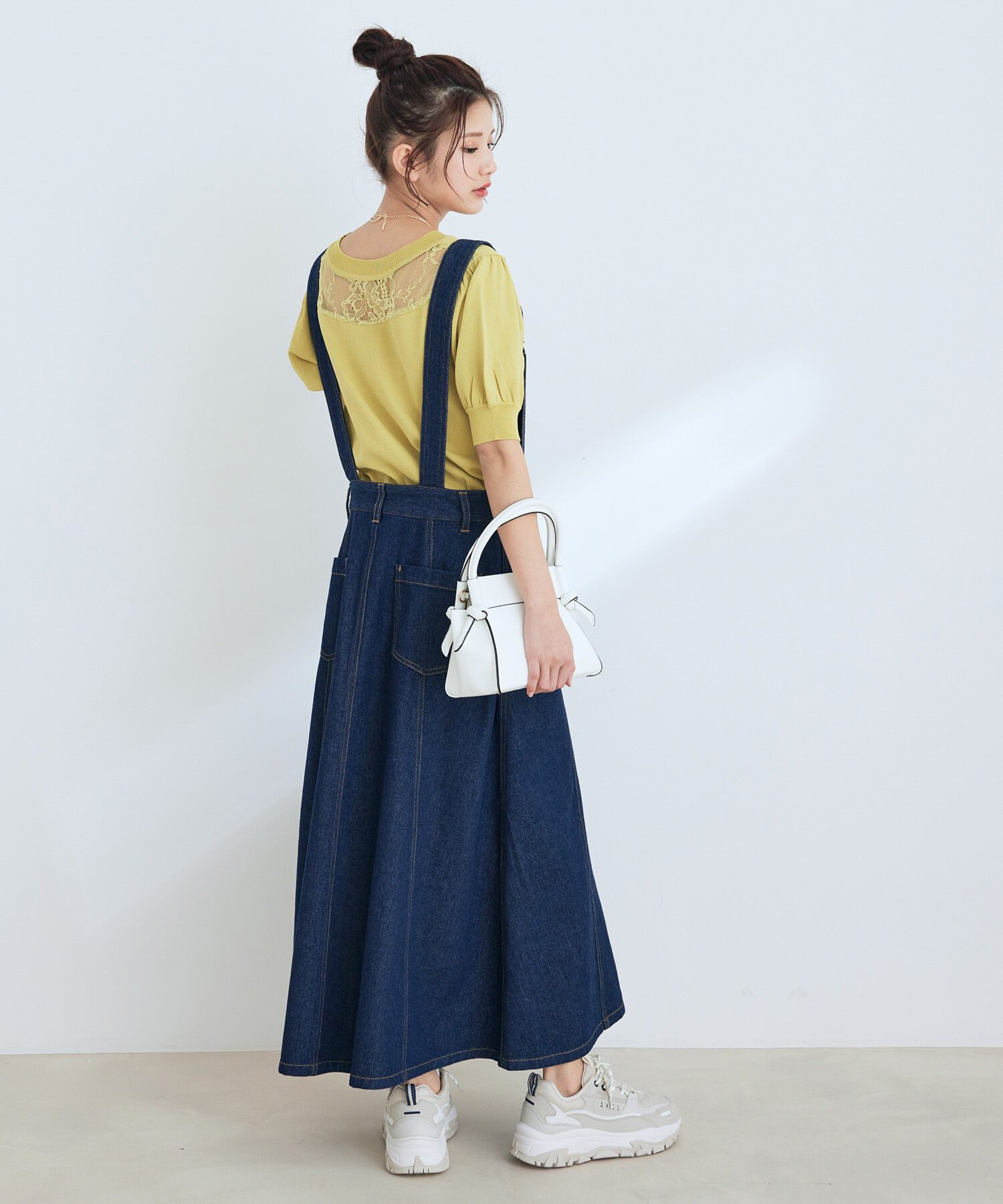 vis-a-vis「【WEB限定】前後2WAYレースコンビニット」|ニット・セーター|