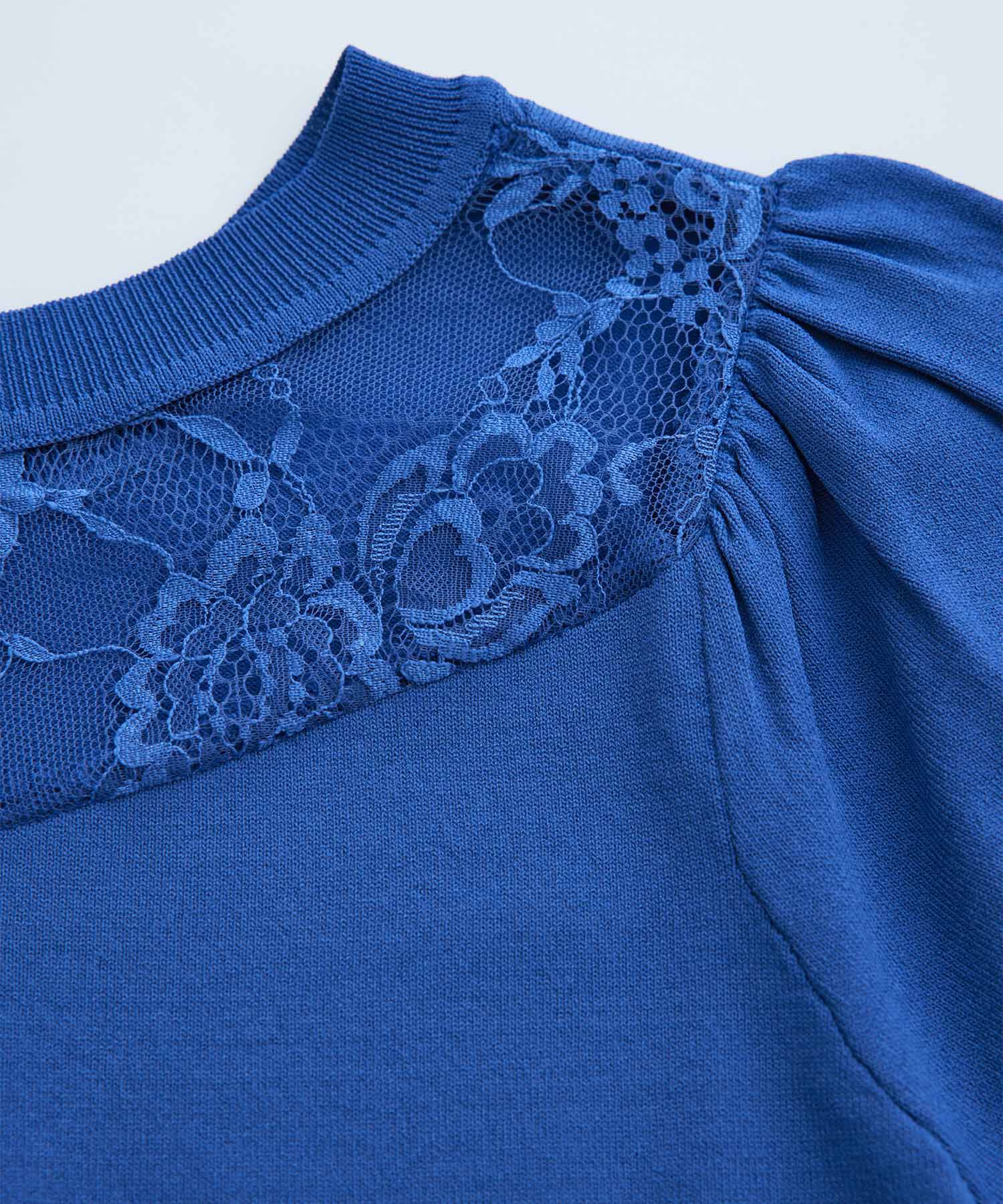 vis-a-vis「【WEB限定】前後2WAYレースコンビニット」|ニット・セーター|