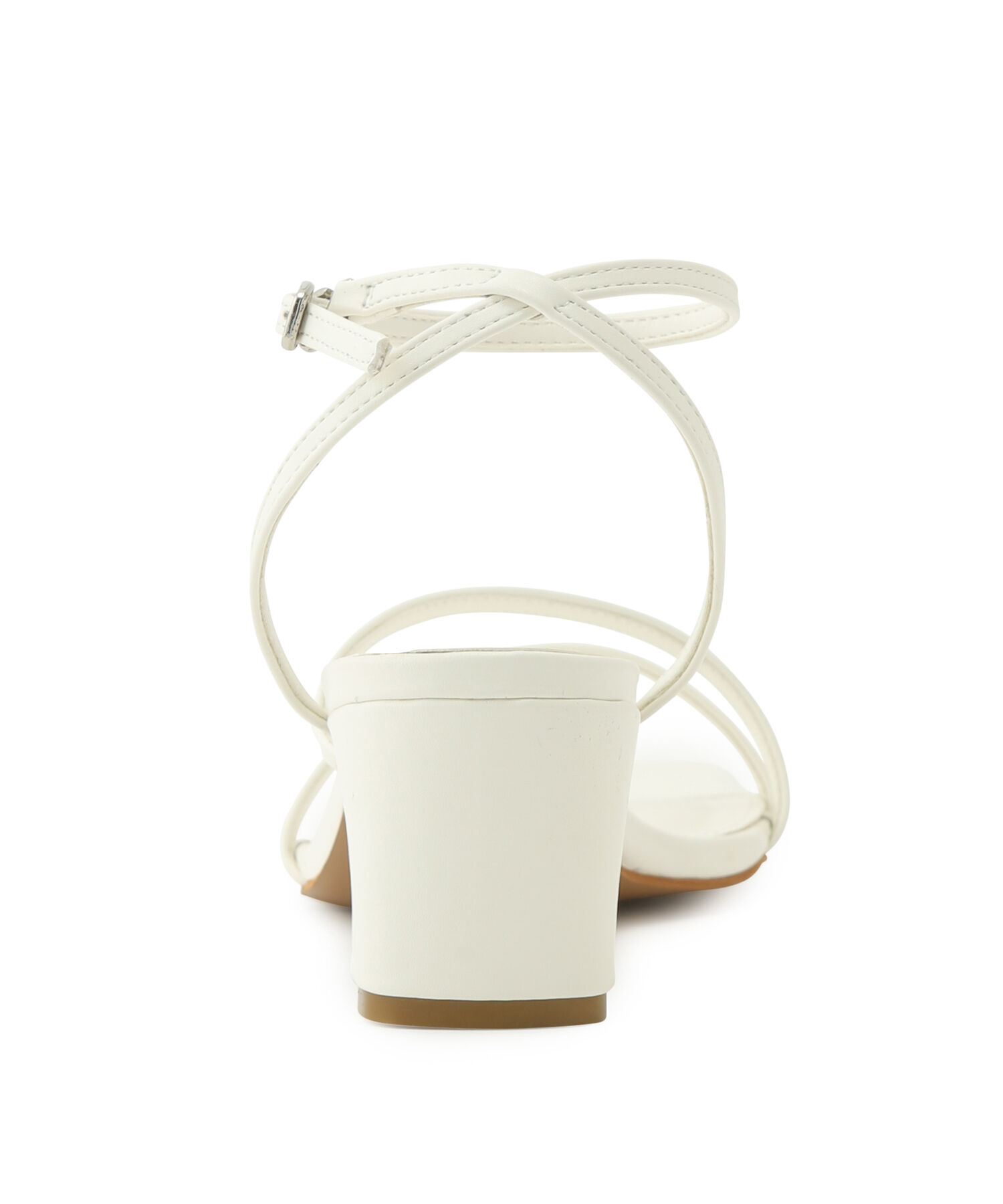 Juze「ナローアシメストラップヒールサンダル」|サンダル|