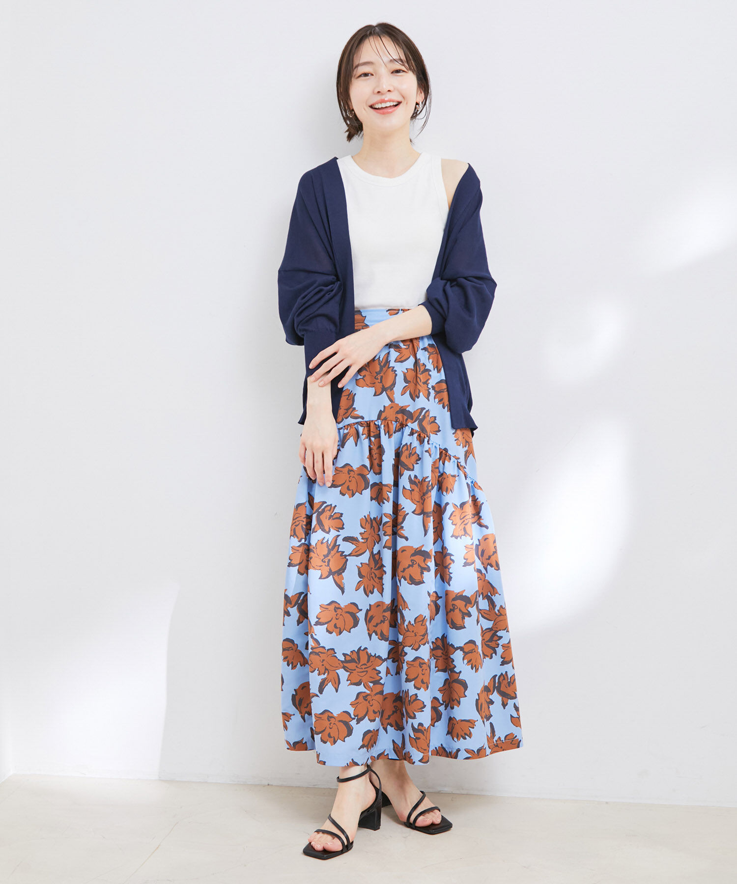 Juze「ナローアシメストラップヒールサンダル」|サンダル|