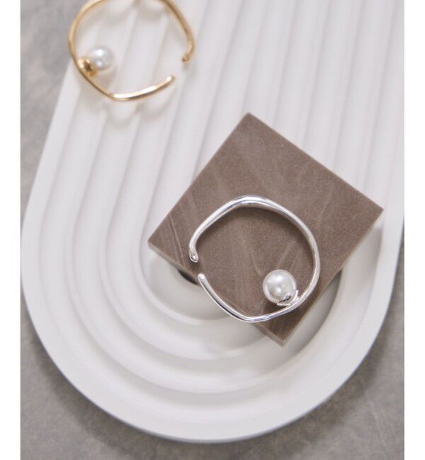 VIS「フープパールイヤーカフ」|イヤリング|