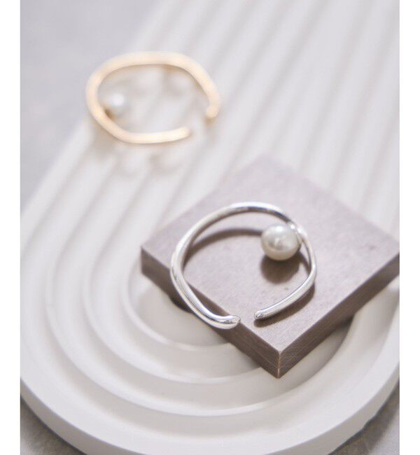 VIS「フープパールイヤーカフ」|イヤリング|