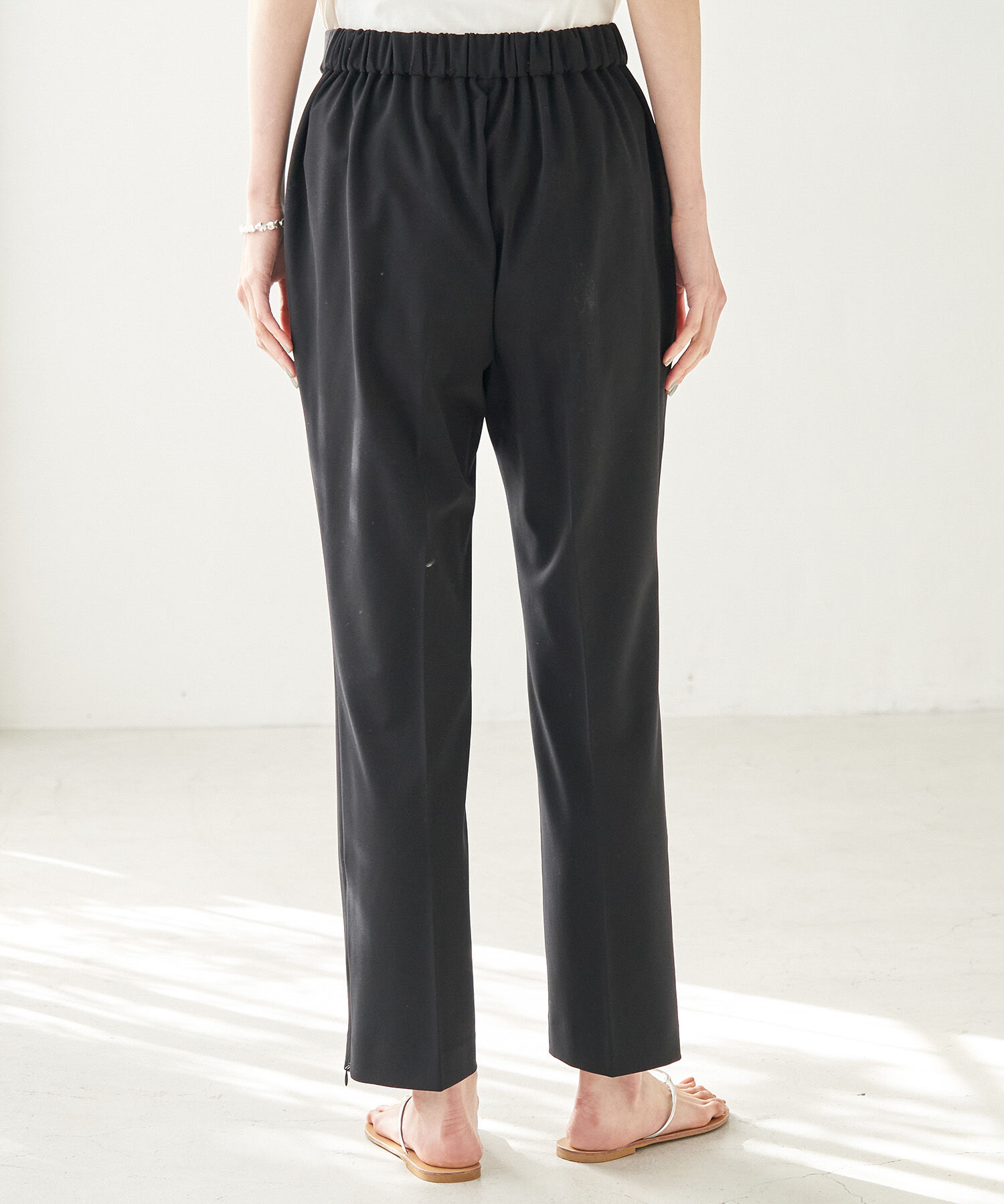 Rope&rsquo;Picnic「【ラク美】サイドジップピンタックパンツ」|その他|