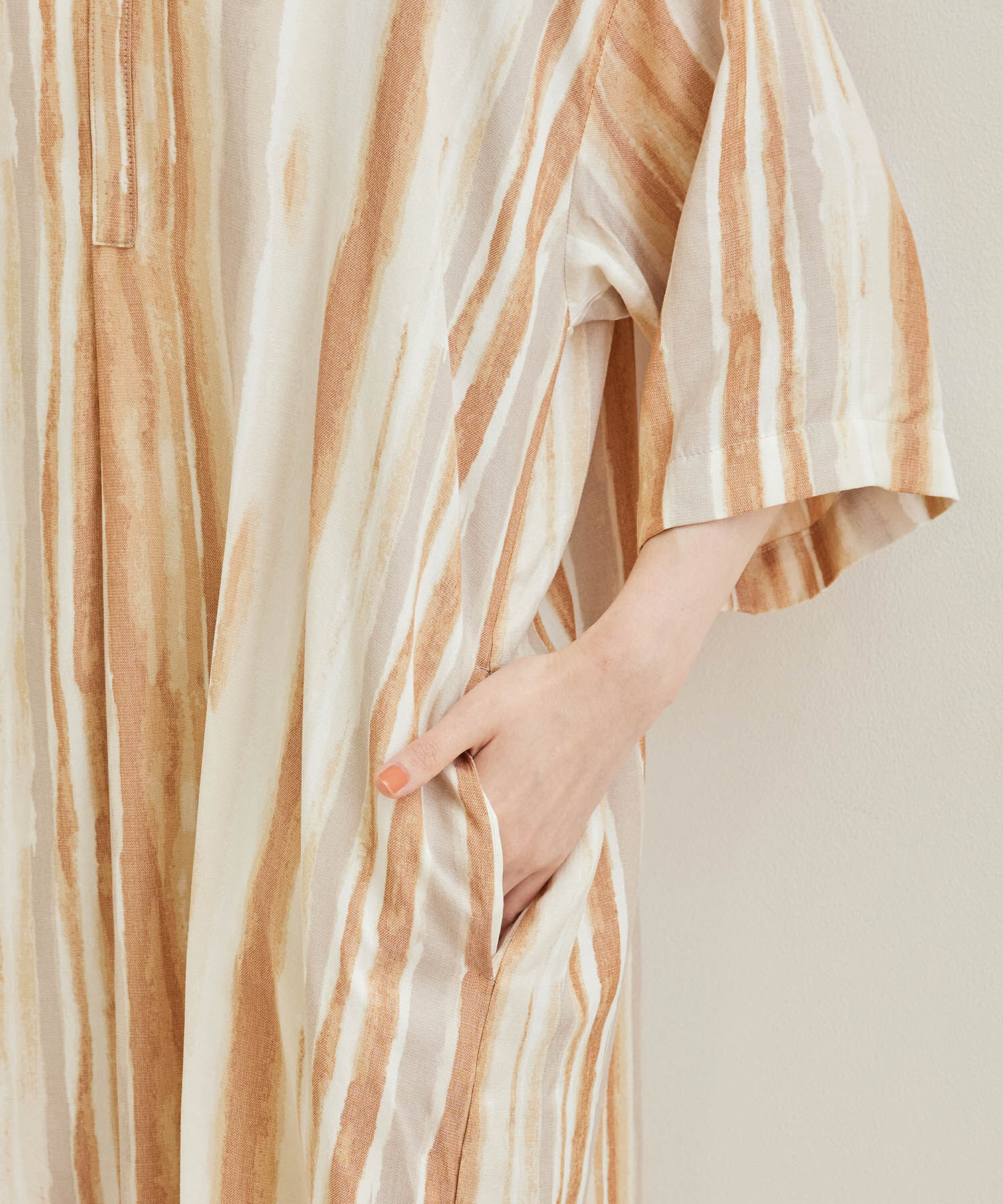 Rope&rsquo;Picnic「手書き風ストライプシャツワンピース」|その他|