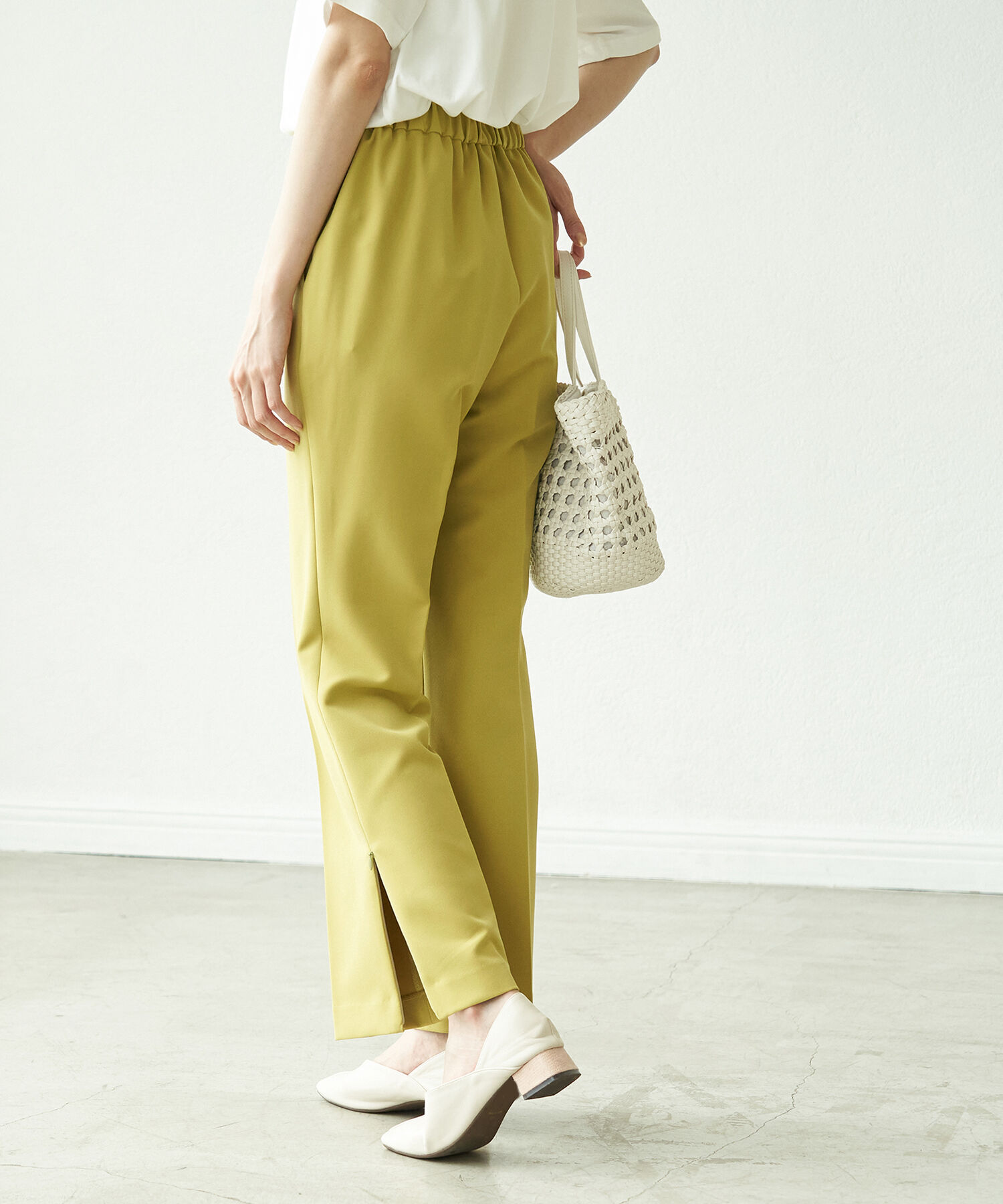 Rope&rsquo;Picnic「【ラク美】ファスナースリットパンツ」|その他|