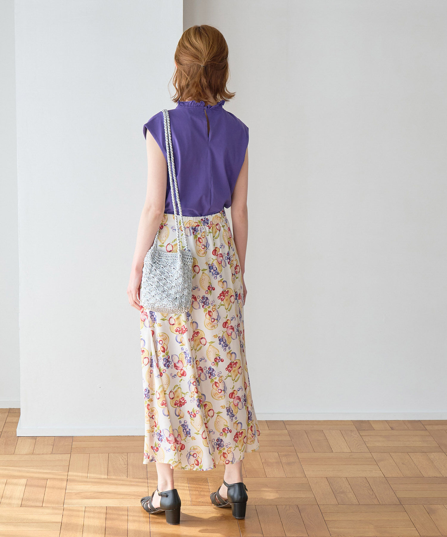 Rope&rsquo;Picnic「オーガニックコットンスタンドフリルトップス」|シャツ・ブラウス|