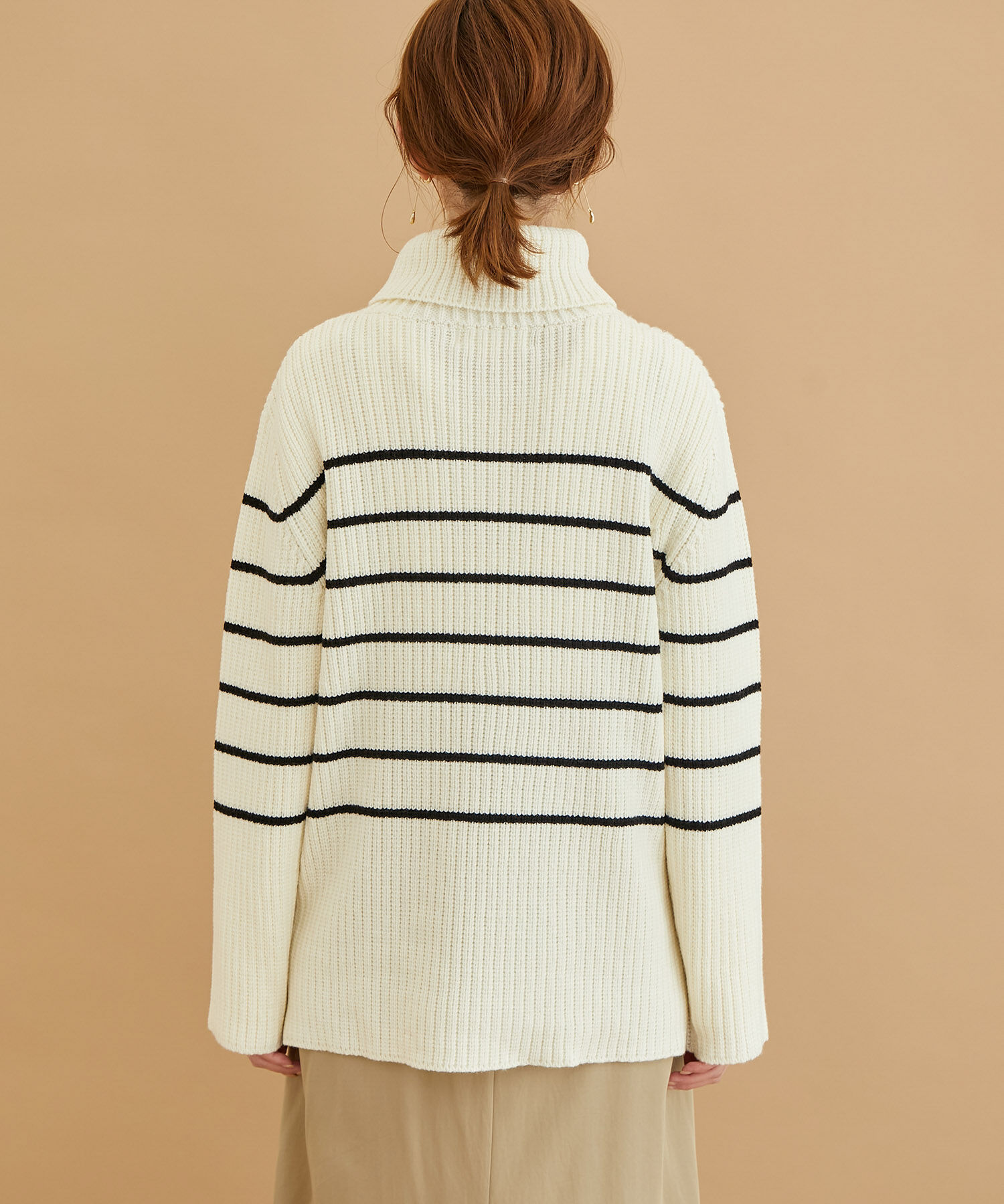 Rope&rsquo;Picnic「リサイクルポリエステル畔タートルニット」|ニット・セーター|