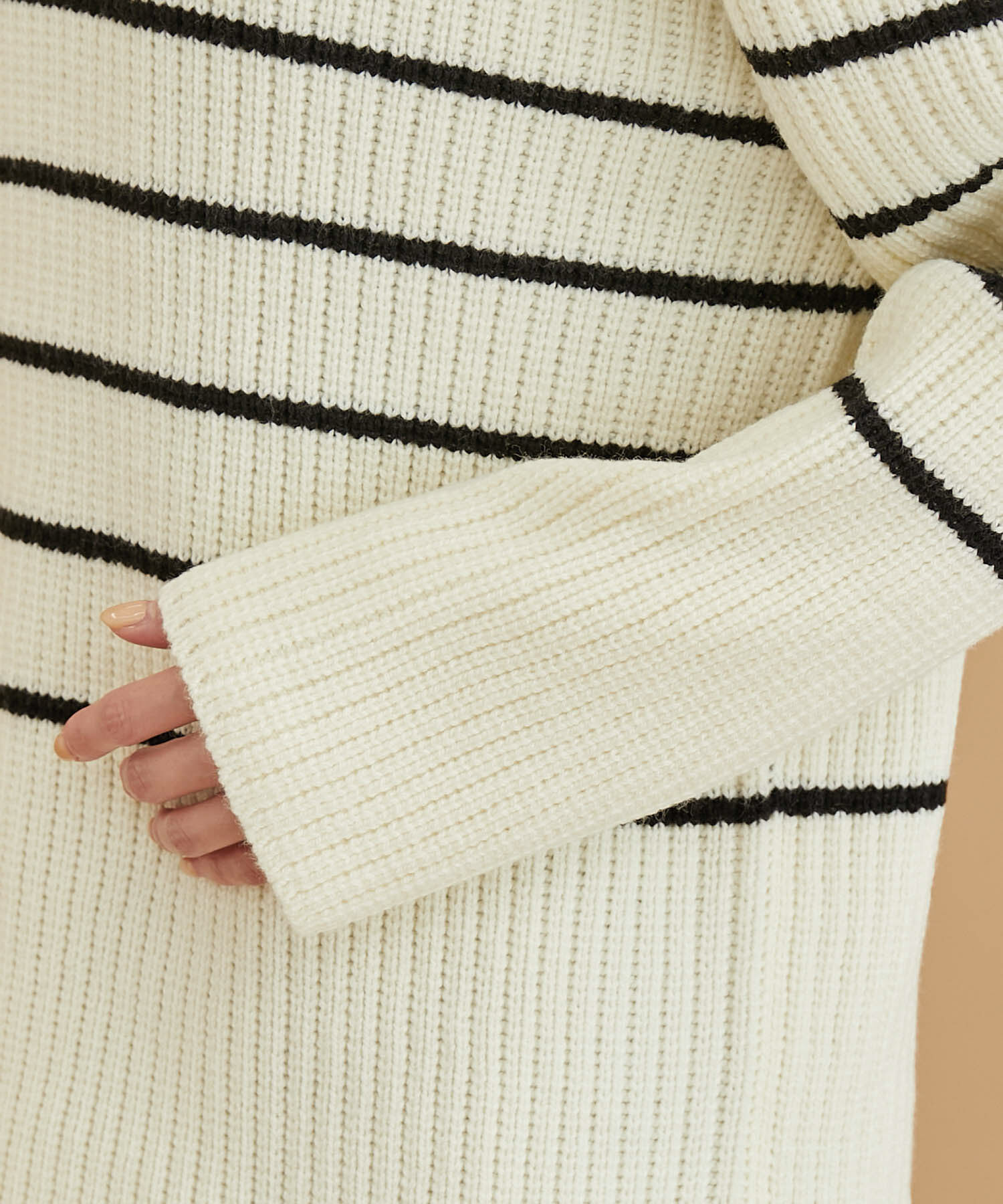 Rope&rsquo;Picnic「リサイクルポリエステル畔タートルニット」|ニット・セーター|