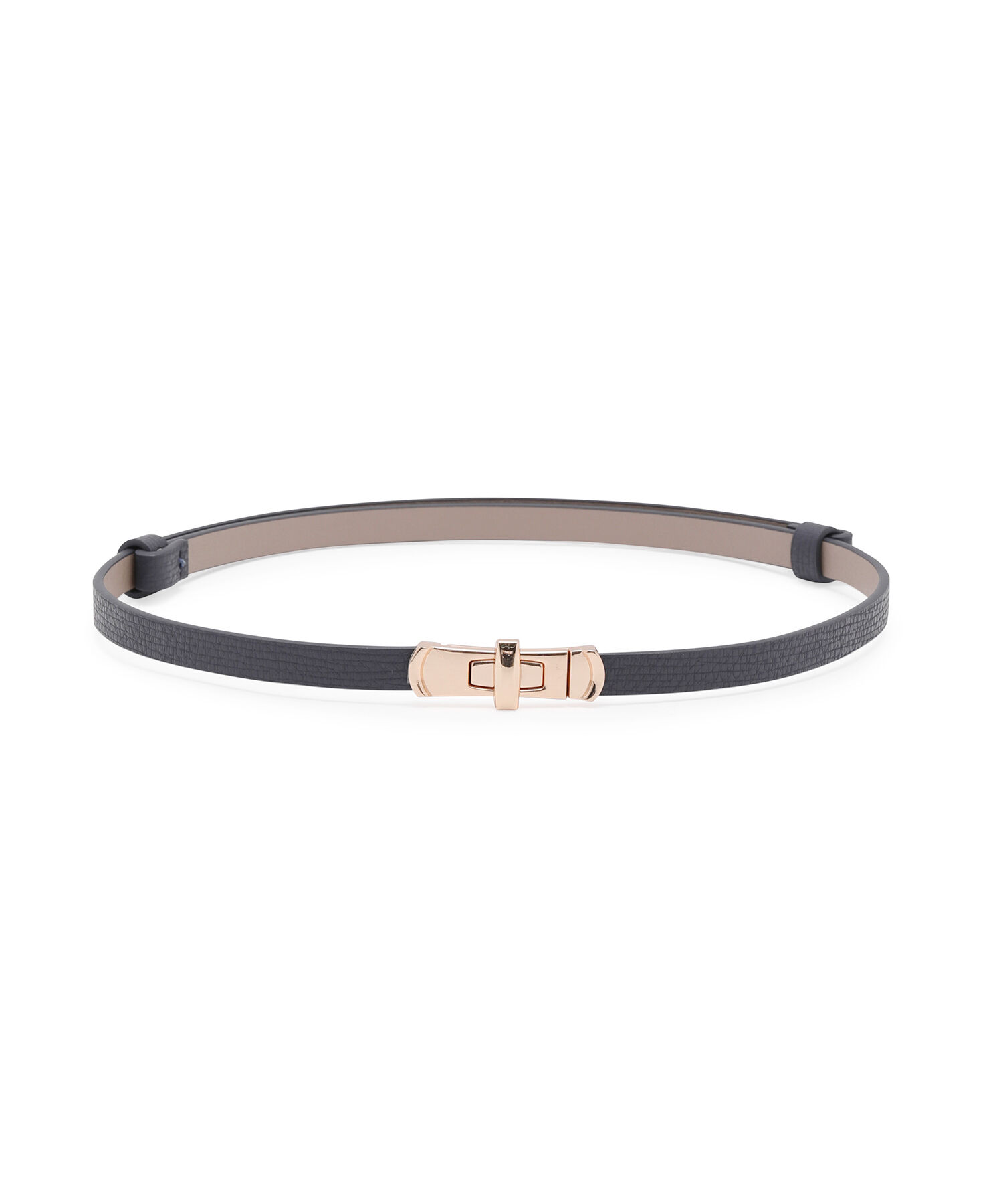 ROPE PICNIC PASSAGE「10mmリサイクル合皮ひねりメタルバックルスライドベルト」|ベルト|