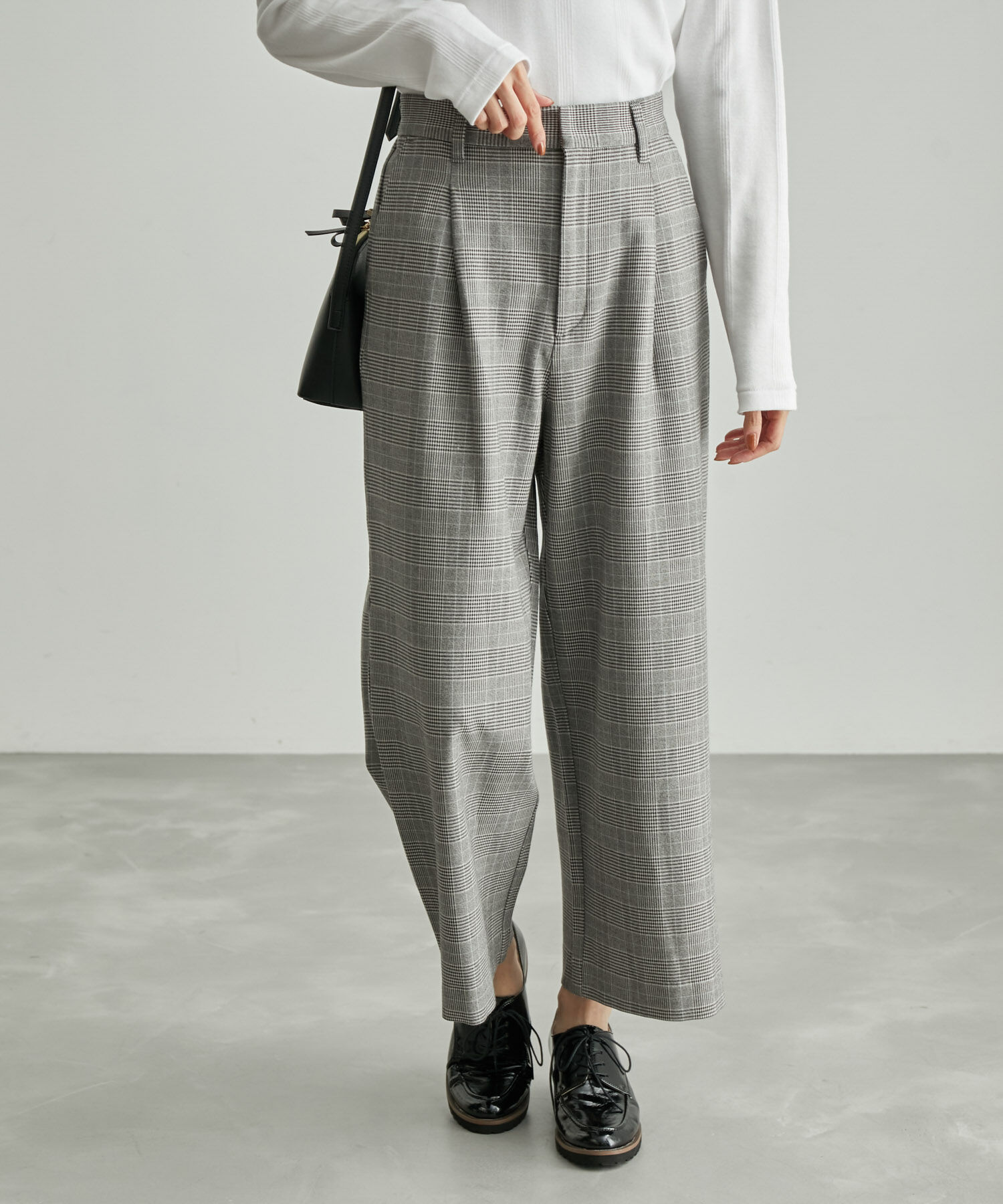 Rope&rsquo;Picnic「らくぽか/中空糸ワイドパンツ」|その他|グレー(07)