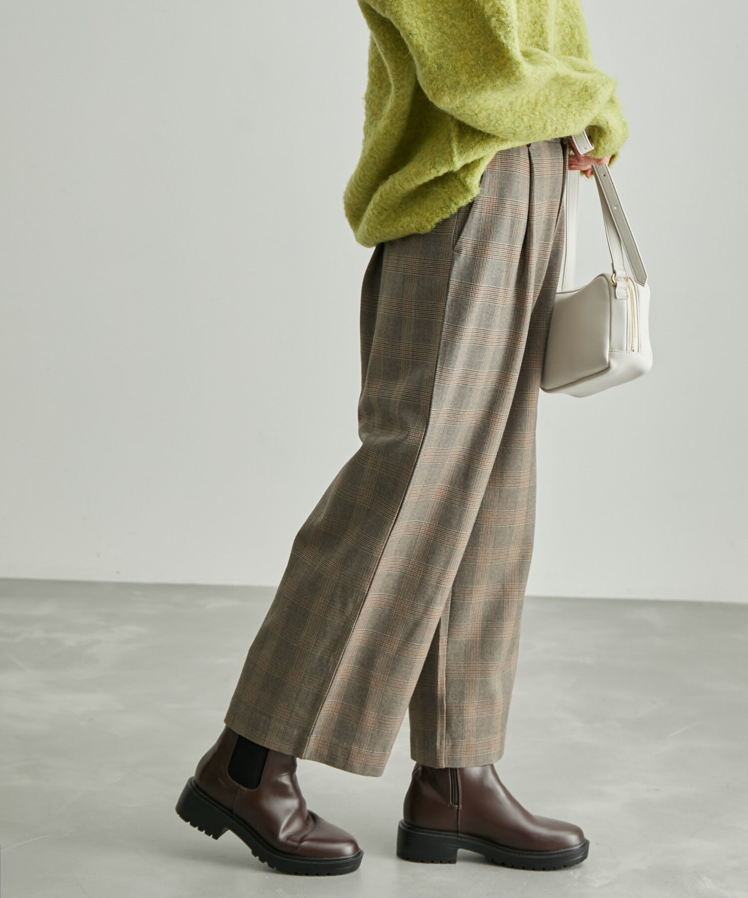 Rope&rsquo;Picnic「らくぽか/中空糸ワイドパンツ」|その他|ダークブラウン(20)