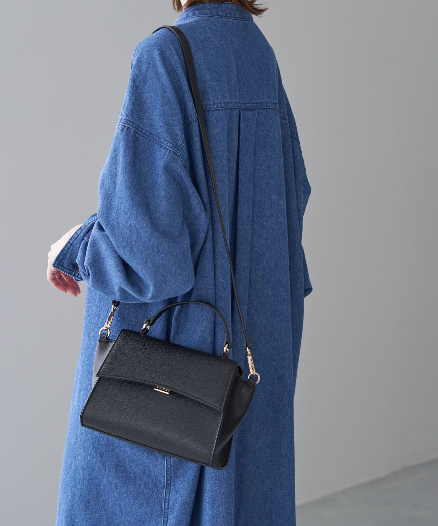 ROPE PICNIC PASSAGE「アールフラップスクエアミドルショルダーバッグ」|ショルダー・メッセンジャー|