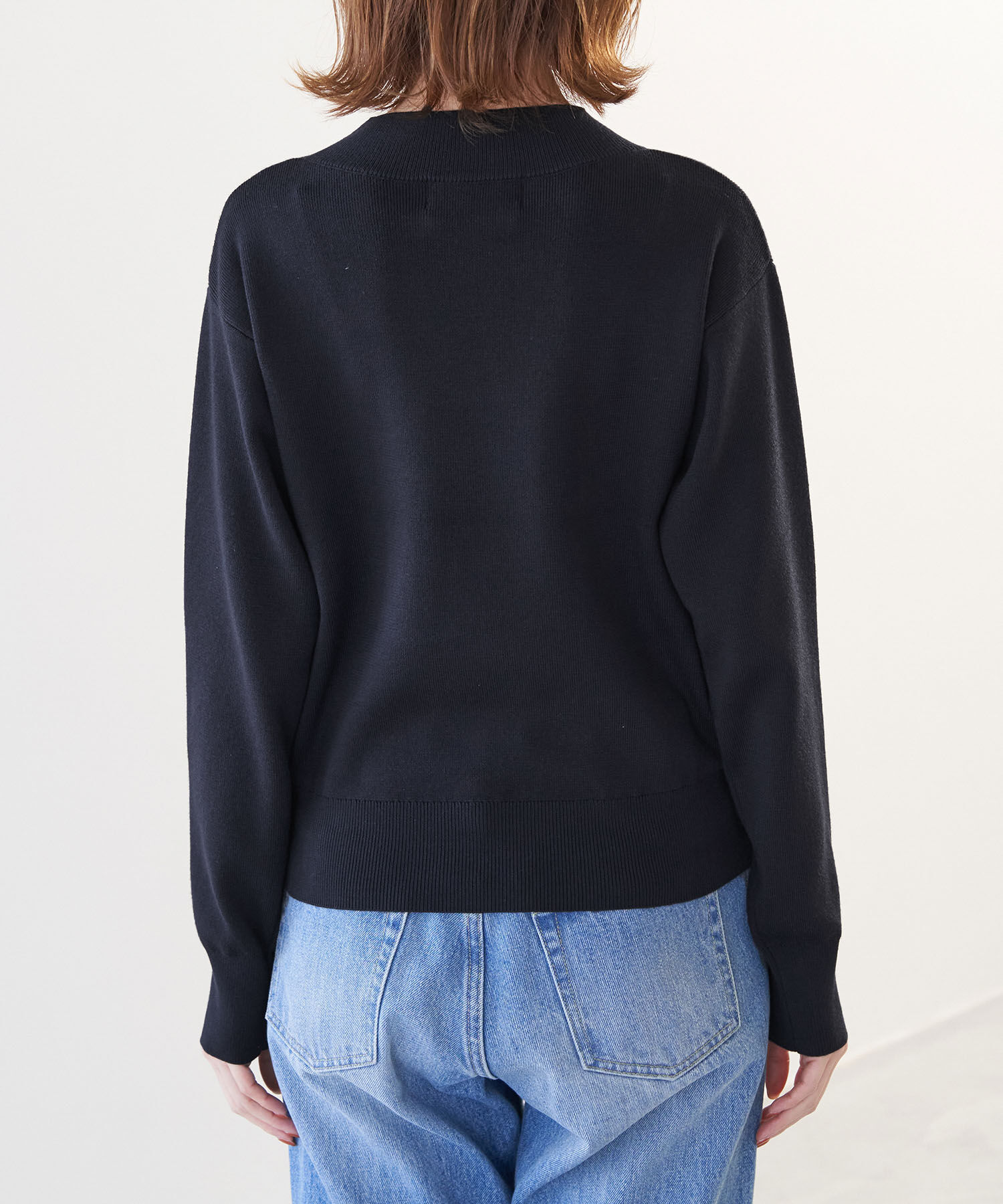 Rope&rsquo;Picnic「洗濯機OK・パチパチしない/マシュマロニットビッグパールプルオーバー」|ニット・セーター|