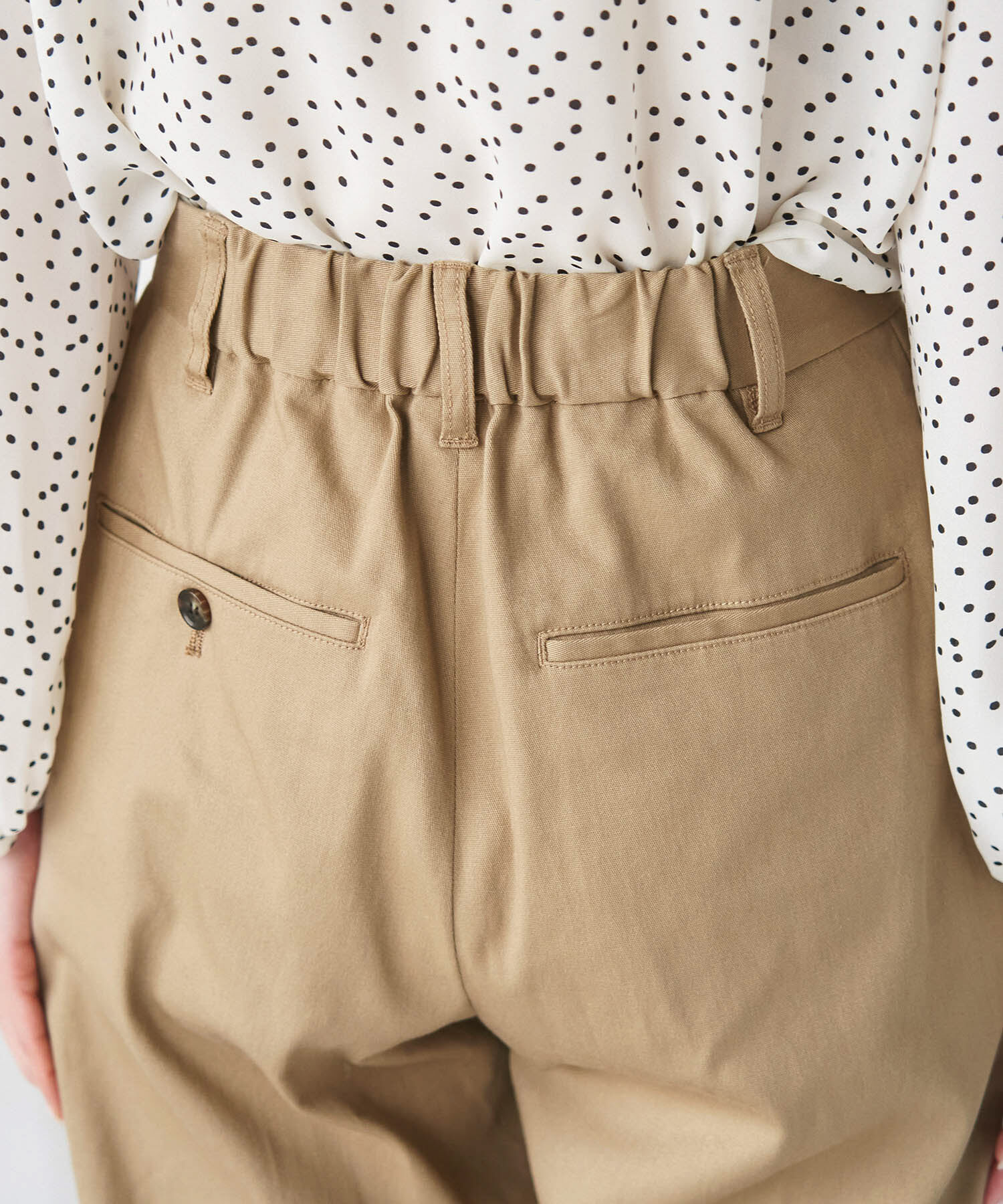 ROPE' PICNIC R「綿ストレッチチノパンツ」|チノ|