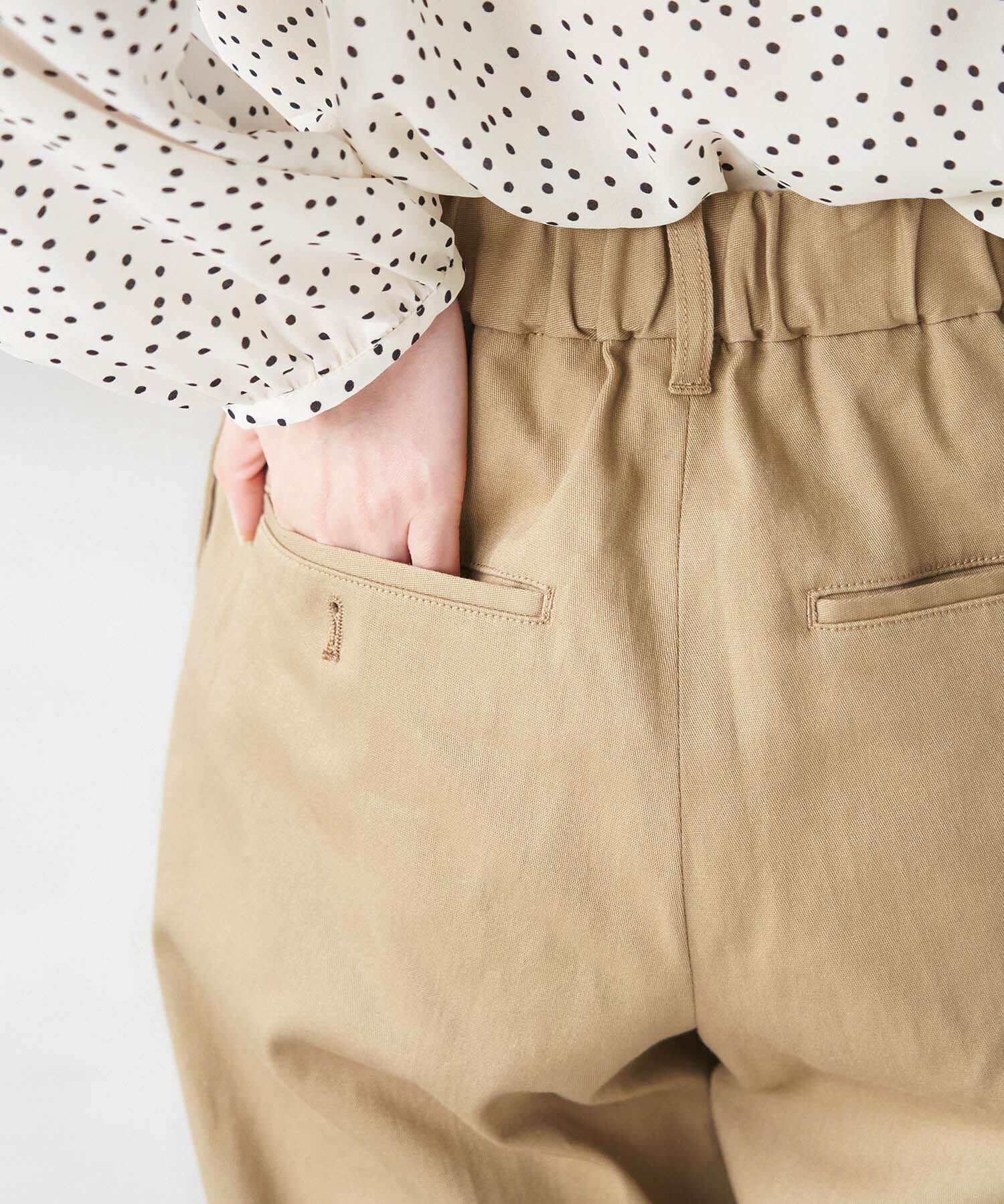 ROPE' PICNIC R「綿ストレッチチノパンツ」|チノ|