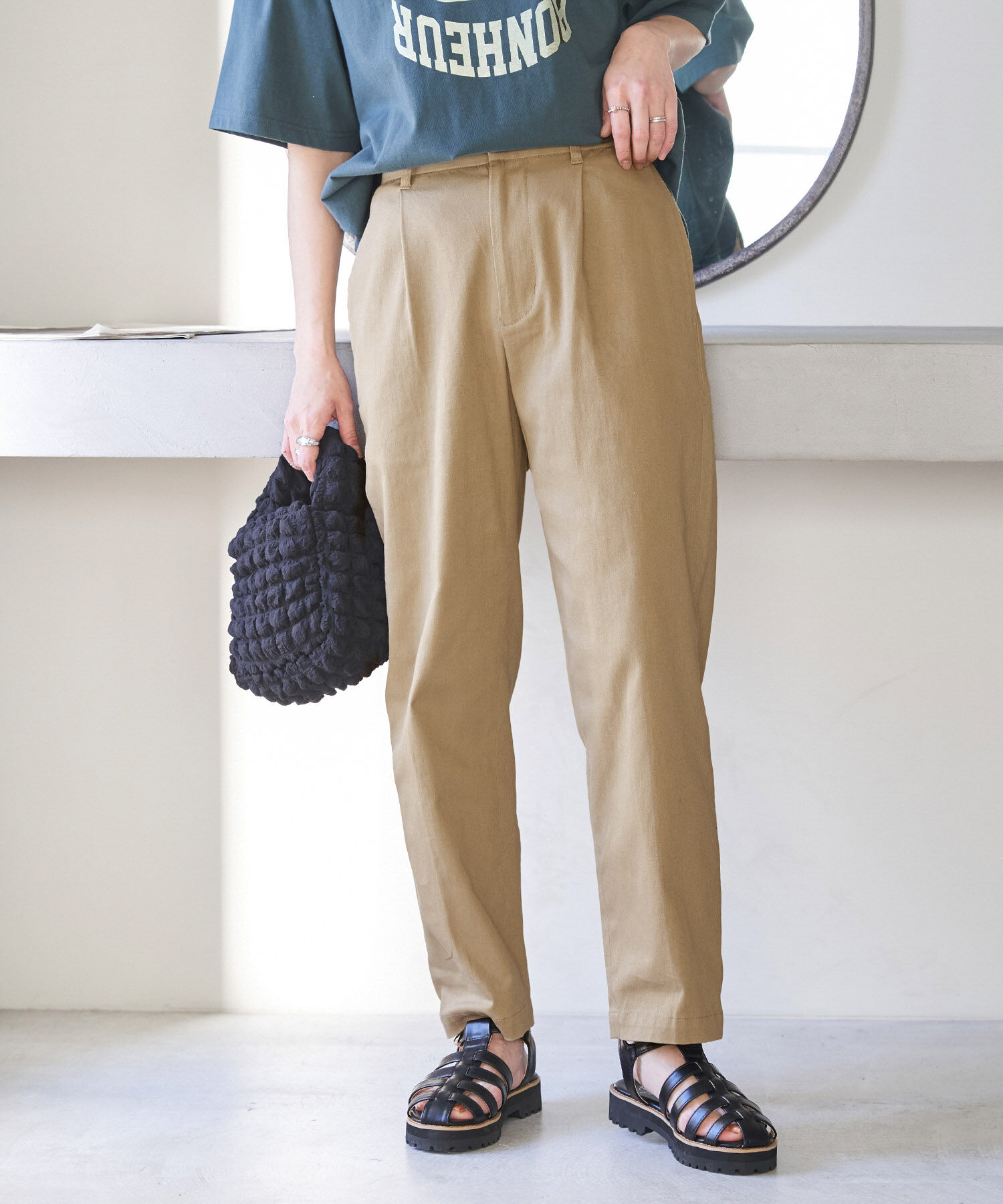 ROPE' PICNIC R「綿ストレッチチノパンツ」|チノ|