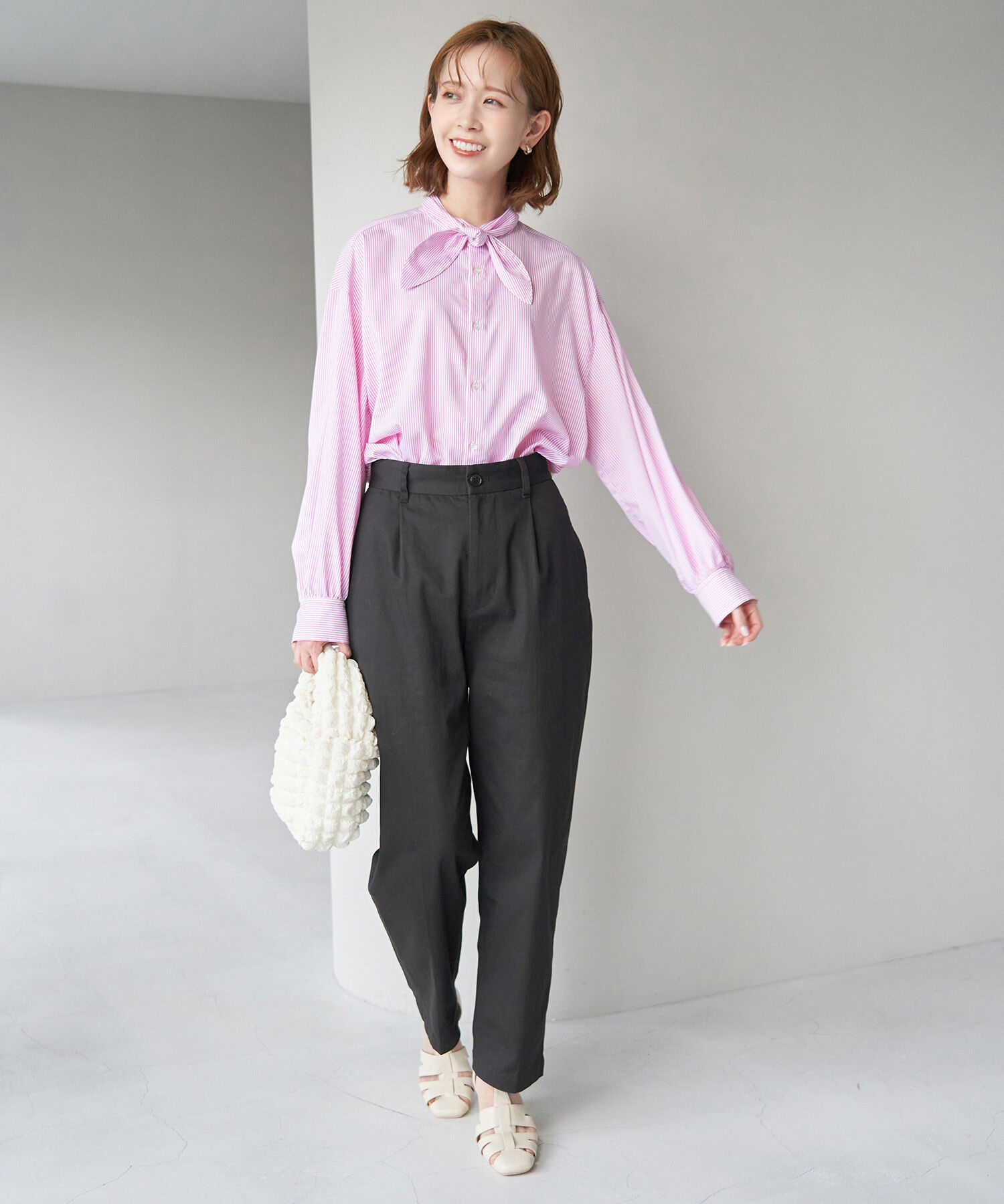 ROPE' PICNIC R「綿ストレッチチノパンツ」|チノ|