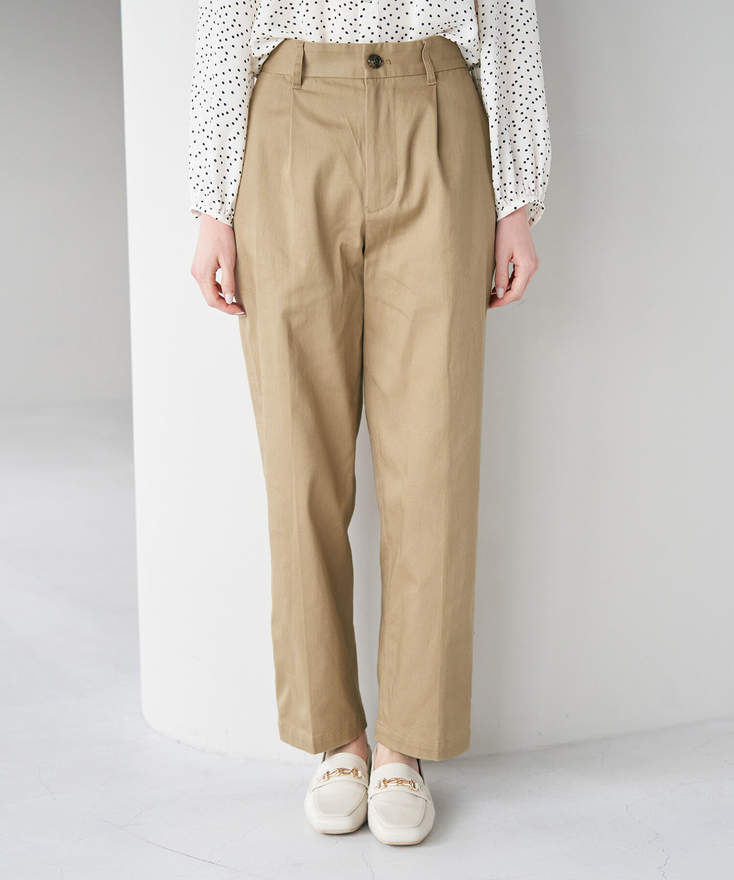 ROPE' PICNIC R「綿ストレッチチノパンツ」|チノ|