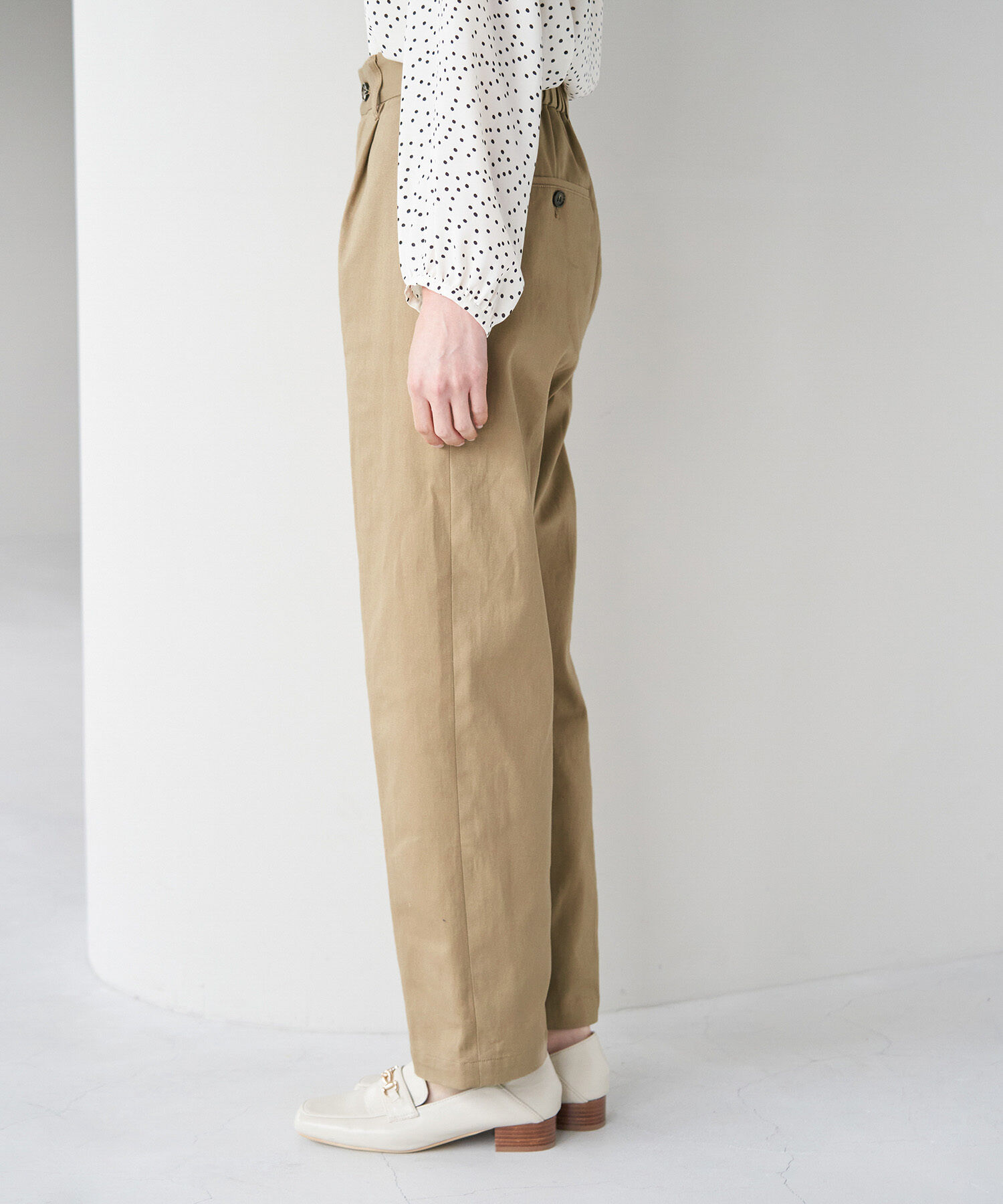 ROPE' PICNIC R「綿ストレッチチノパンツ」|チノ|