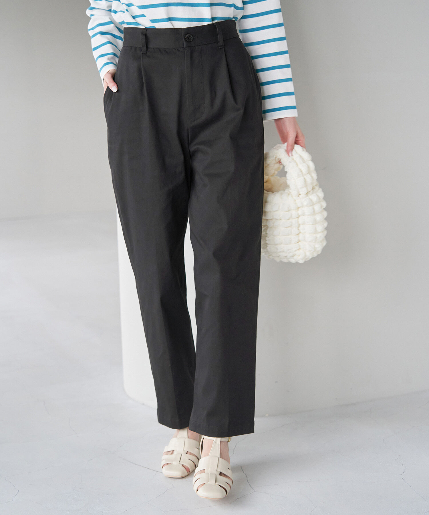 ROPE' PICNIC R「綿ストレッチチノパンツ」|チノ|