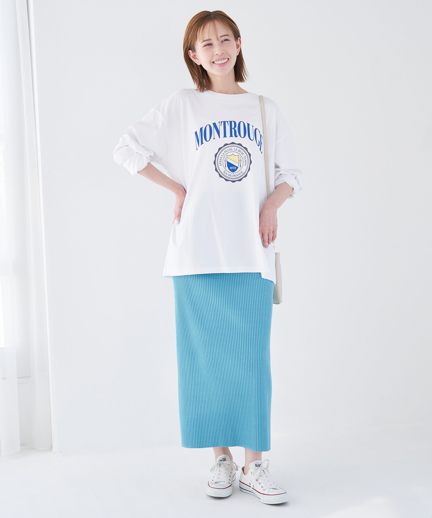 Rope&rsquo;Picnic「【一部店舗限定】カレッジロゴカットソ－トップス」|Tシャツ・カットソー|