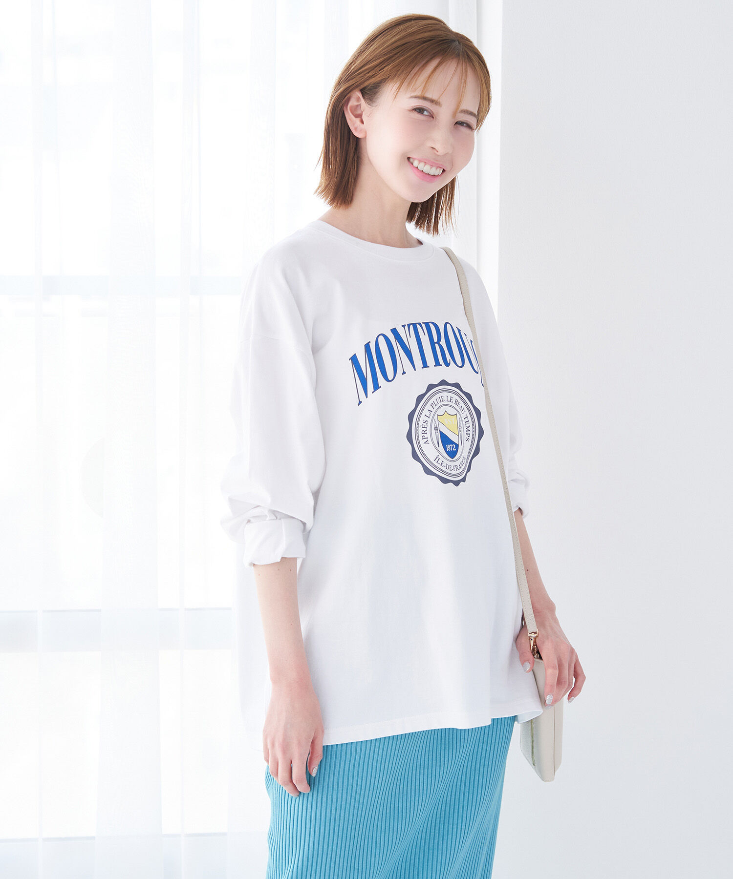 Rope&rsquo;Picnic「【一部店舗限定】カレッジロゴカットソ－トップス」|Tシャツ・カットソー|