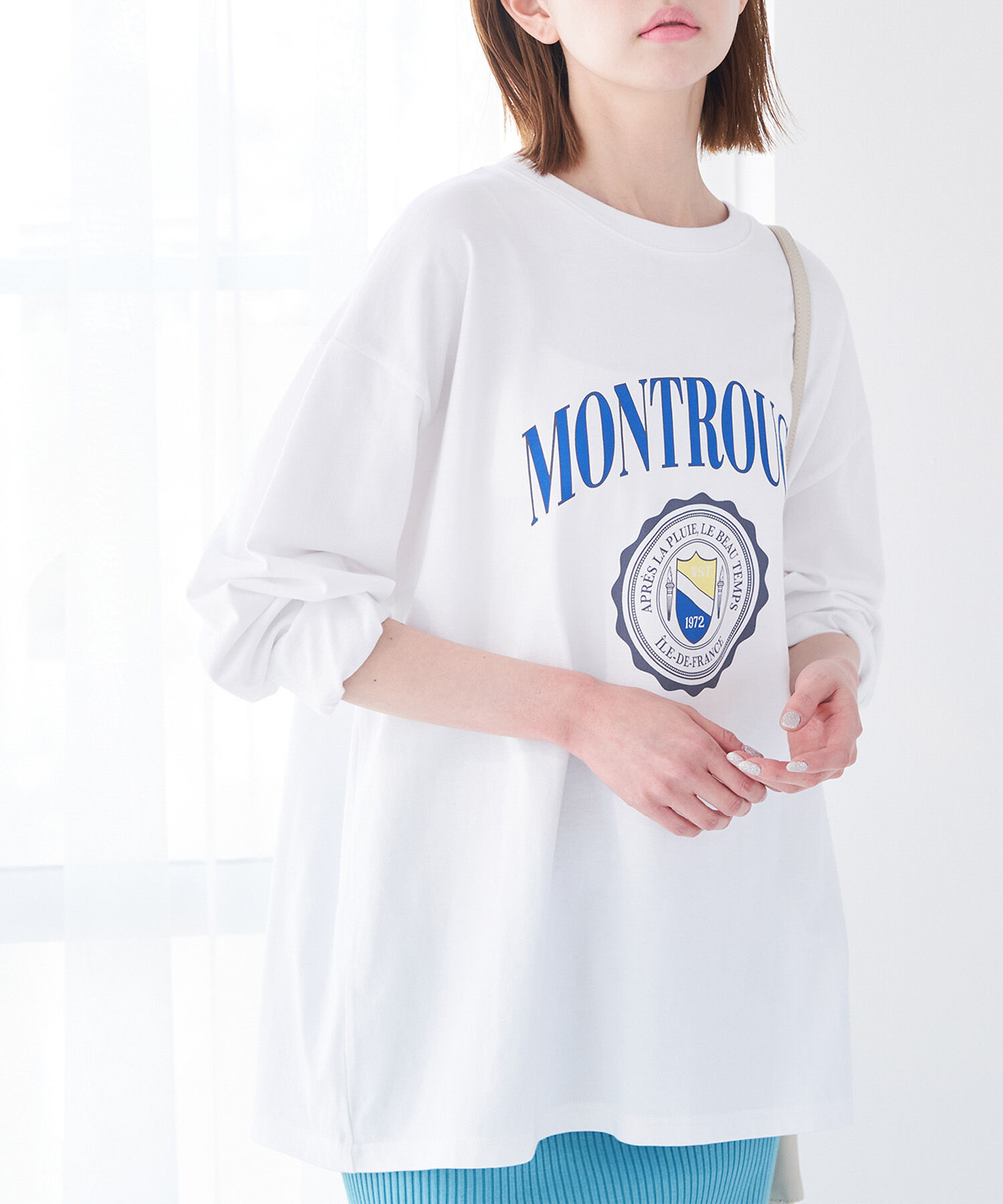 Rope&rsquo;Picnic「【一部店舗限定】カレッジロゴカットソ－トップス」|Tシャツ・カットソー|ホワイト系(13)