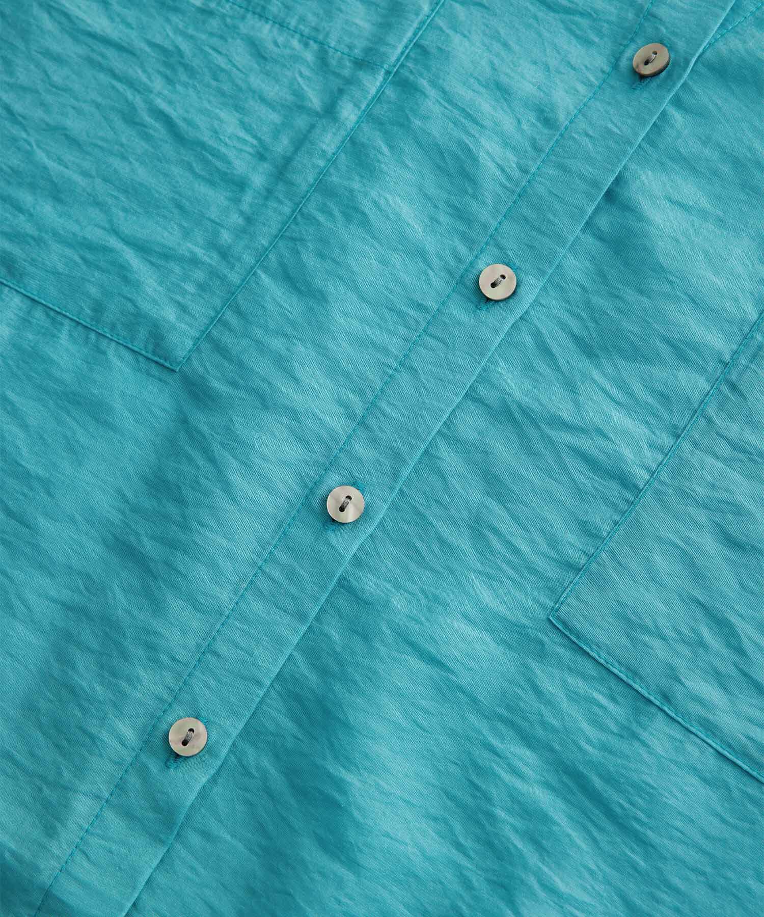 Rope&rsquo;Picnic「【WEB限定カラー:イエロー】バンドカラーポケットシアーシャツ」|シャツ・ブラウス|