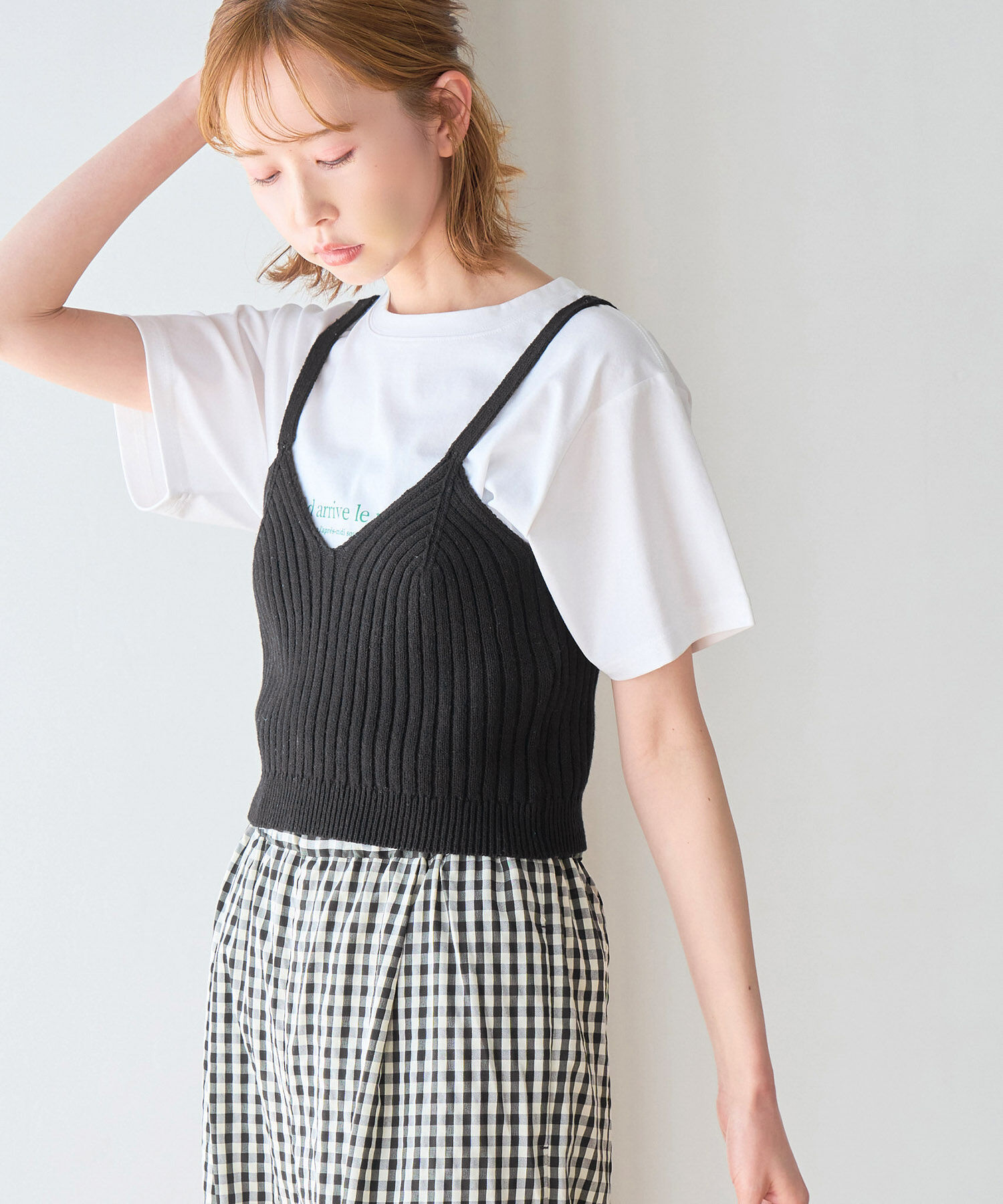 Rope&rsquo;Picnic「BRICO/ニットビスチェ」|ベスト・ジレ|