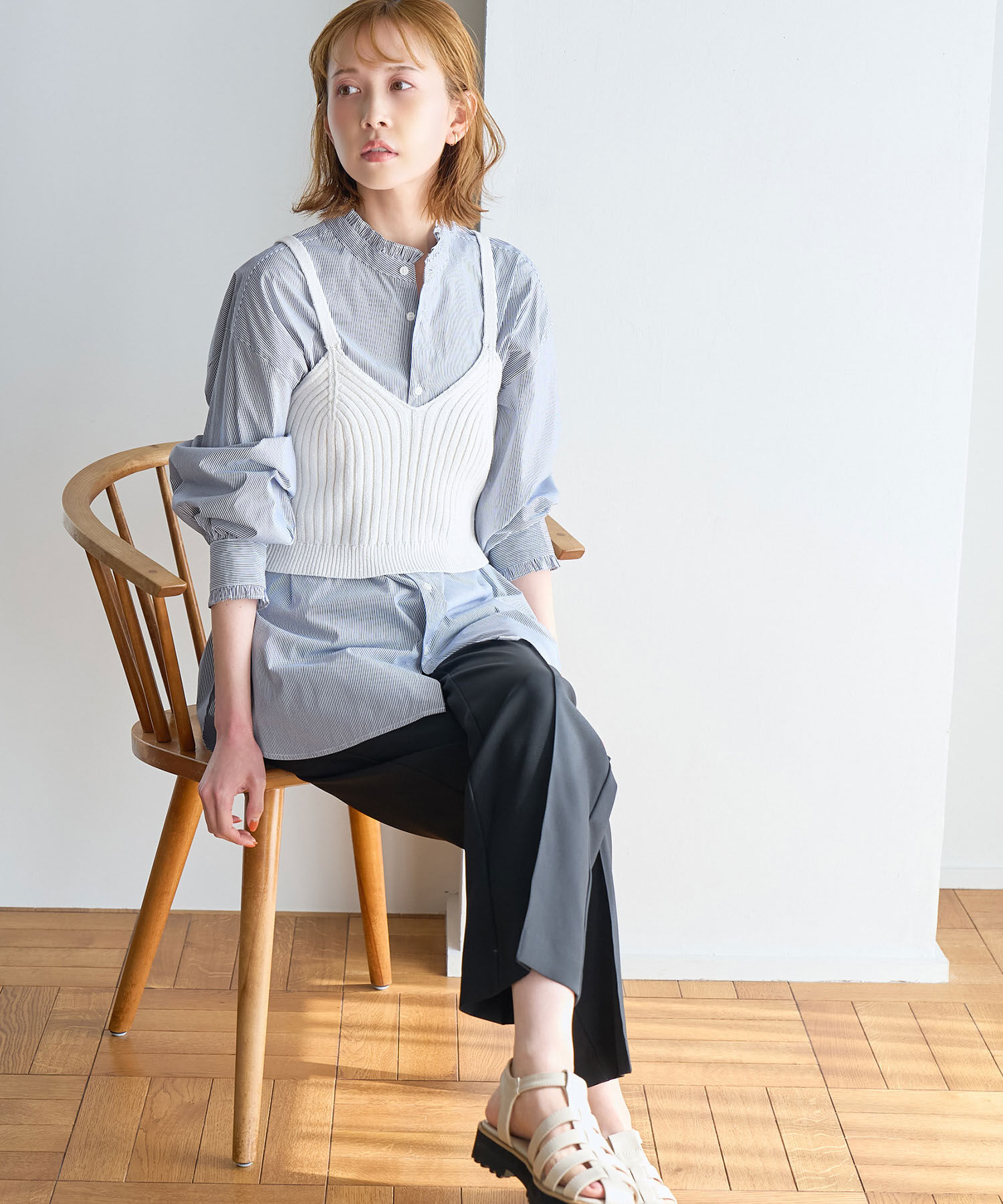 Rope&rsquo;Picnic「BRICO/ニットビスチェ」|ベスト・ジレ|