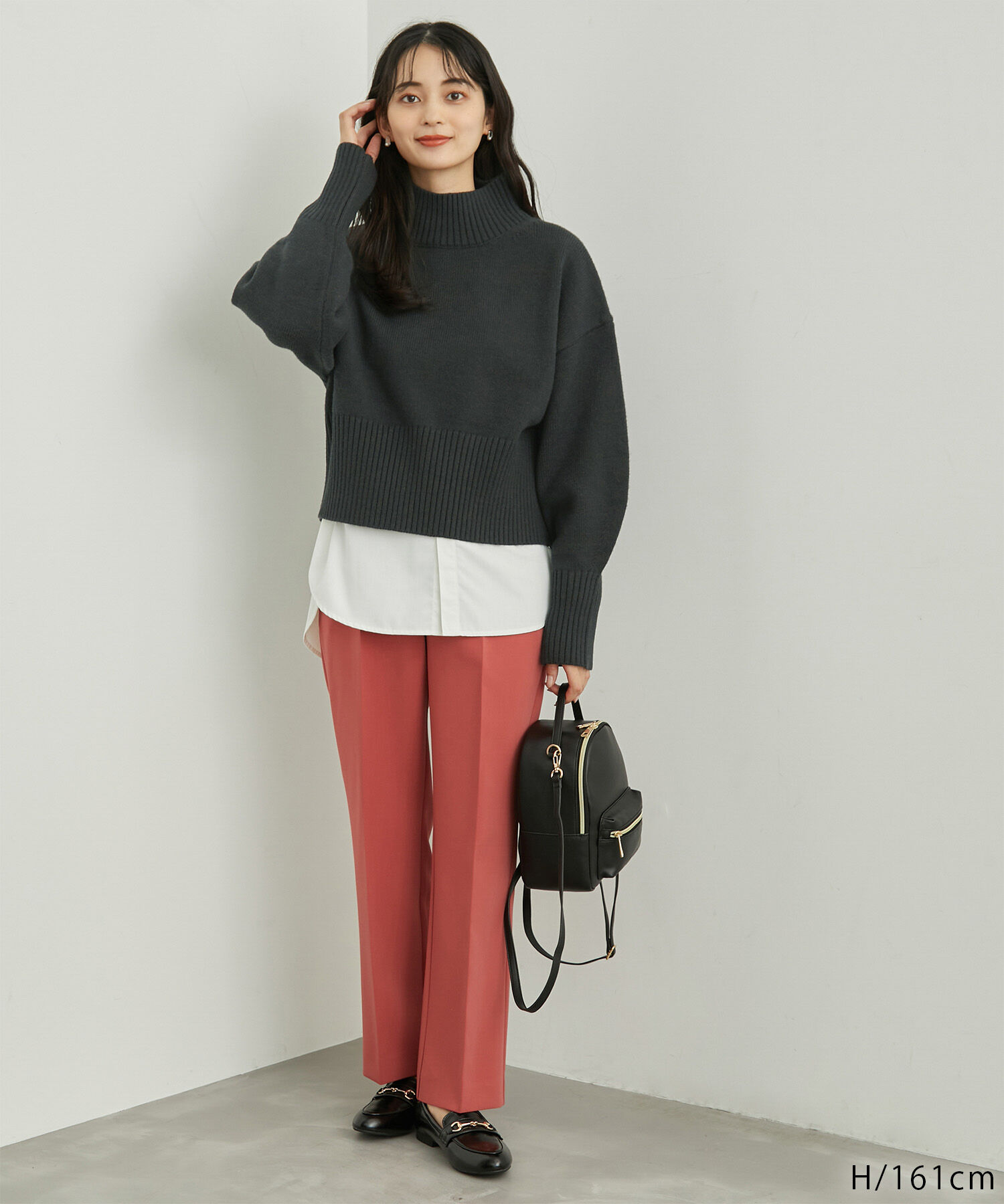 Rope&rsquo;Picnic「【CM着用商品】スタイルアップが叶うクロップドカラフルニット」|ニット・セーター|