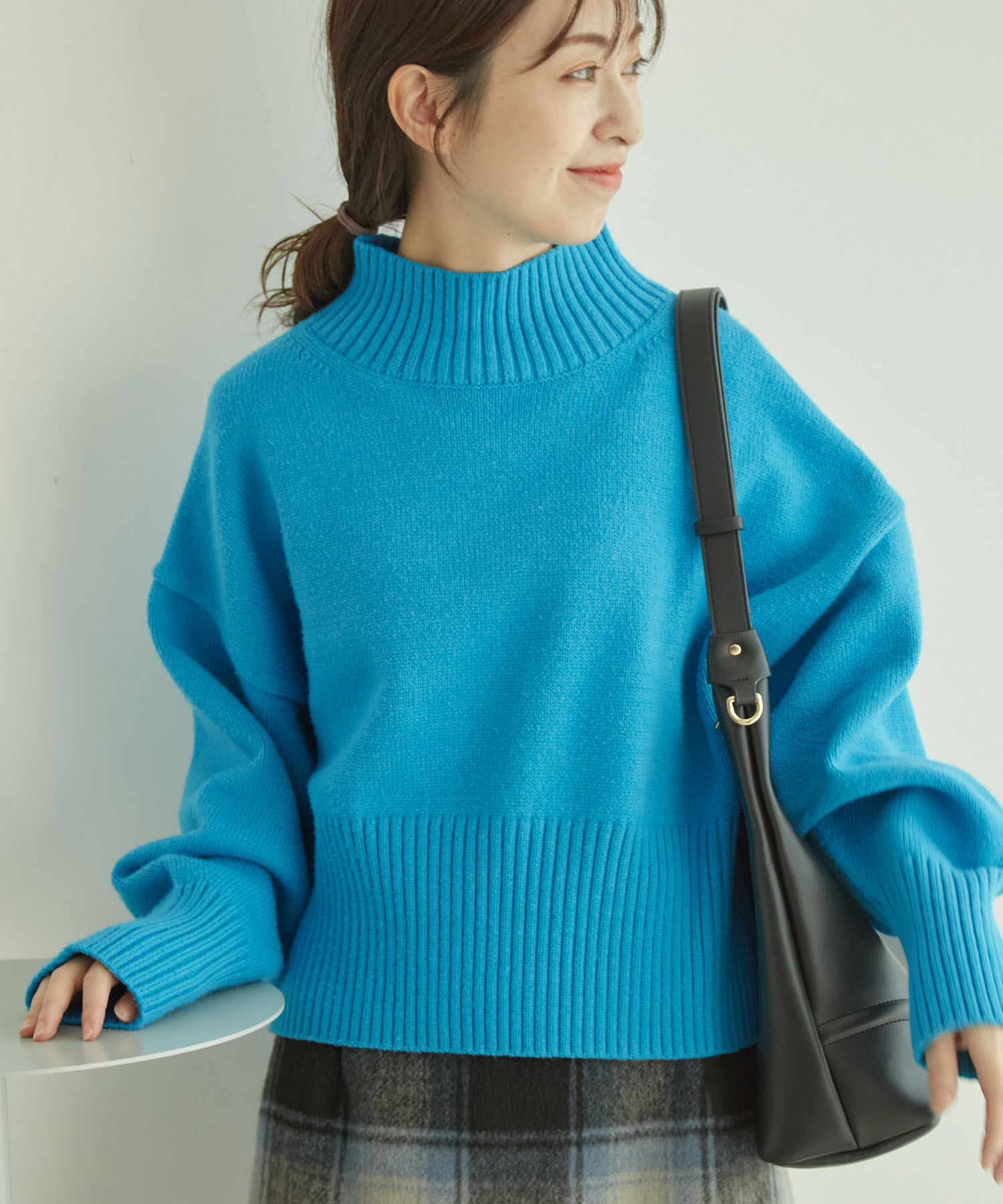 Rope&rsquo;Picnic「【CM着用商品】スタイルアップが叶うクロップドカラフルニット」|ニット・セーター|