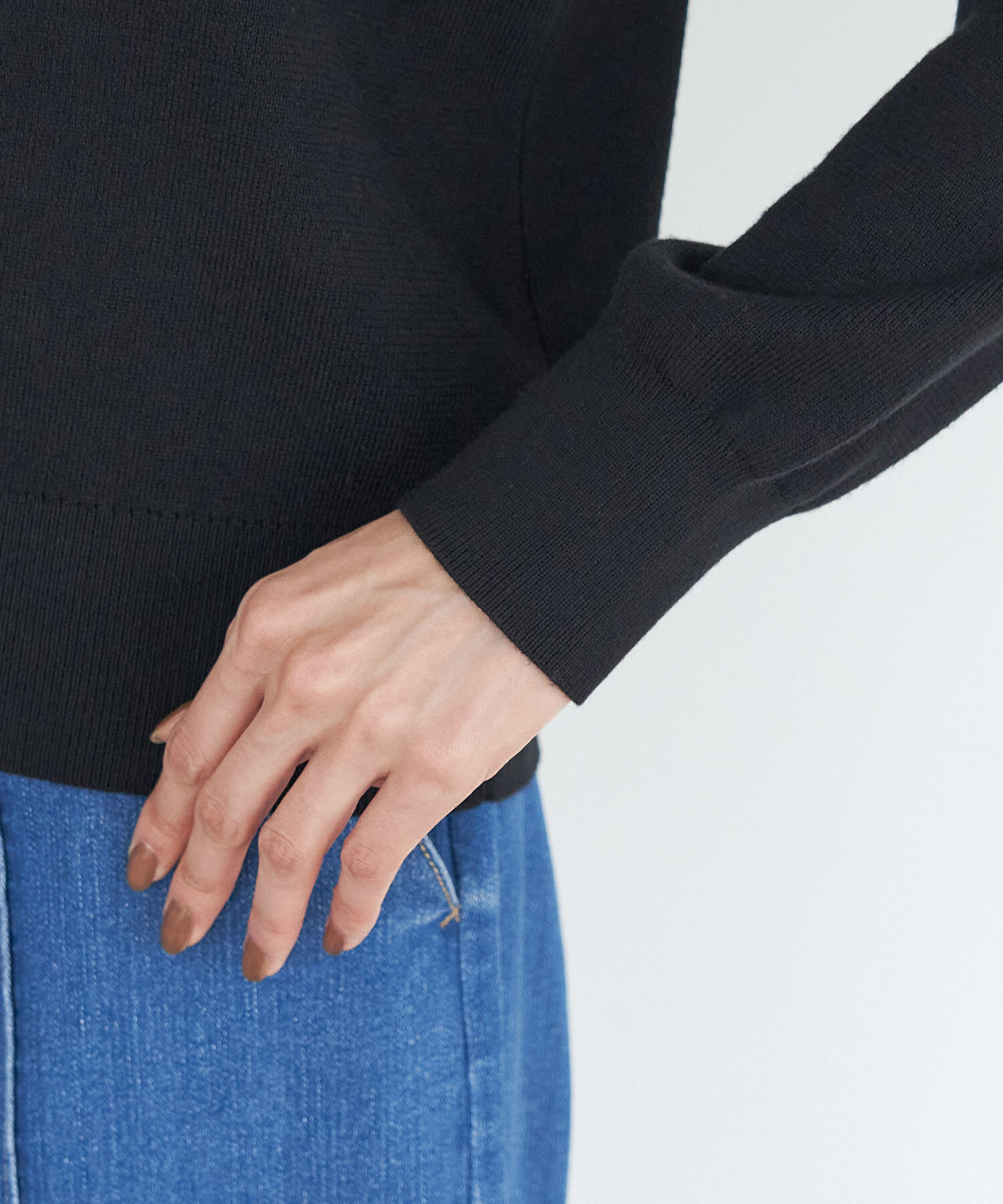 Rope&rsquo;Picnic「洗濯機OK・リンクコーデ/マシュマロニットスリットネックパールカーディガン」|カーディガン|