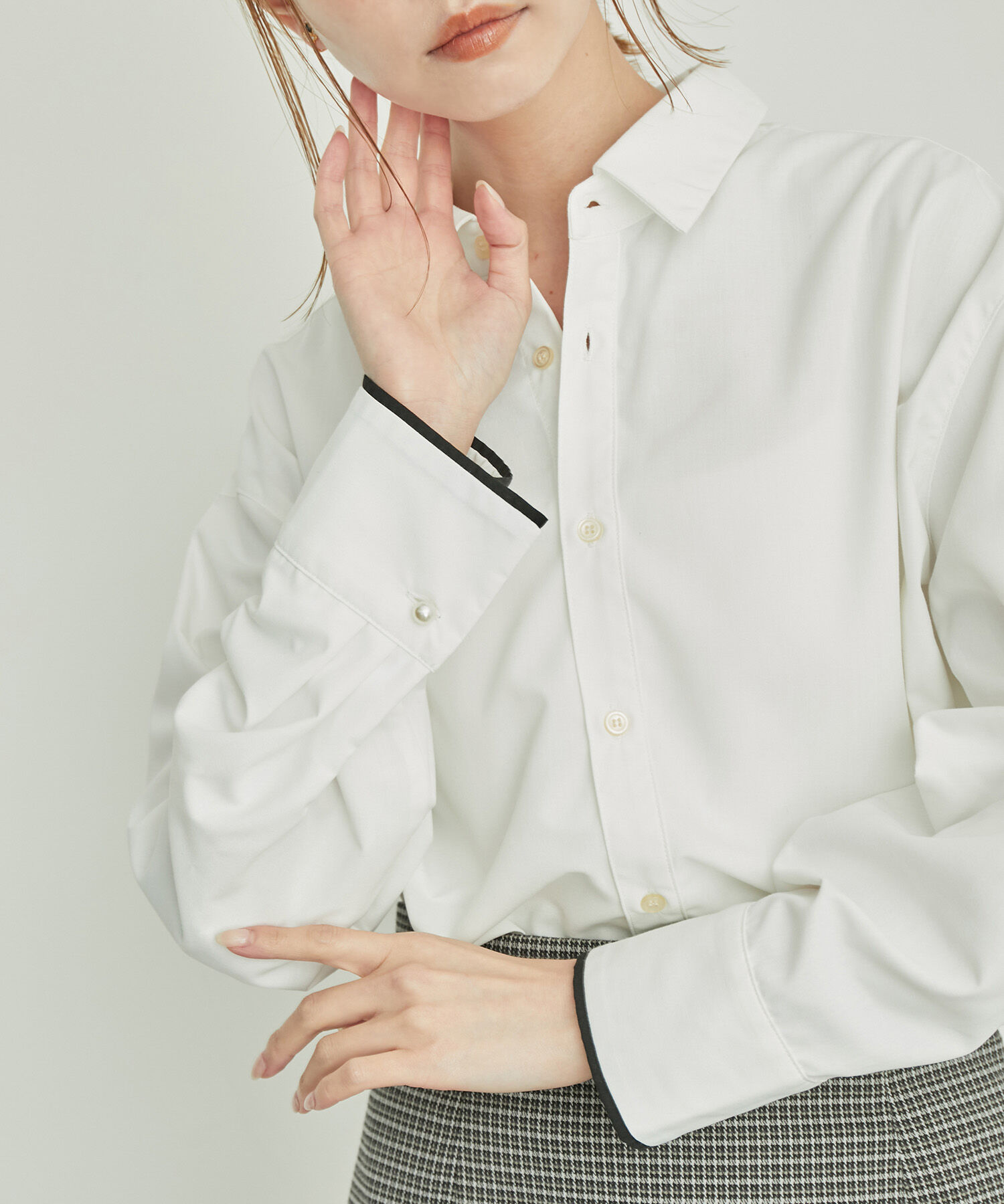 Rope&rsquo;Picnic「【CM着用商品】シワになりにくいカフスシャツ」|シャツ・ブラウス|