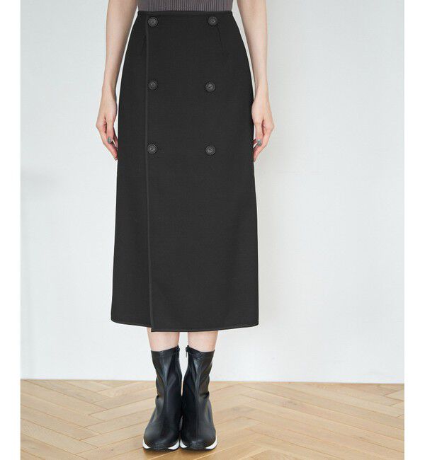 Rope&rsquo;Picnic「チェック＆無地リバーシブルスカート」|スカート|