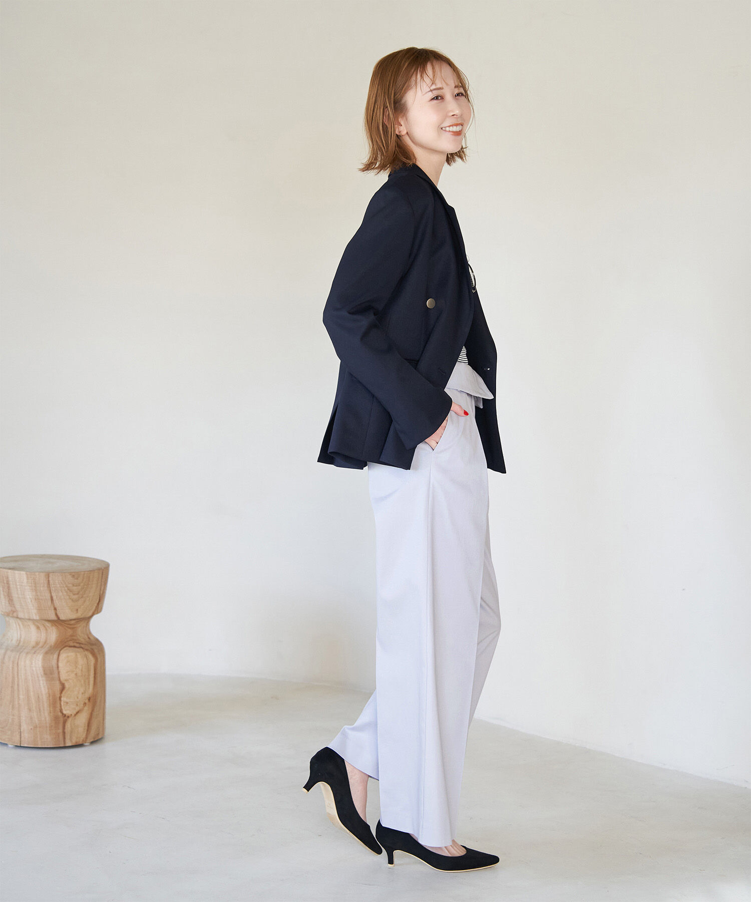 Rope&rsquo;Picnic「防汚加工/タックワイドパンツ」|その他|