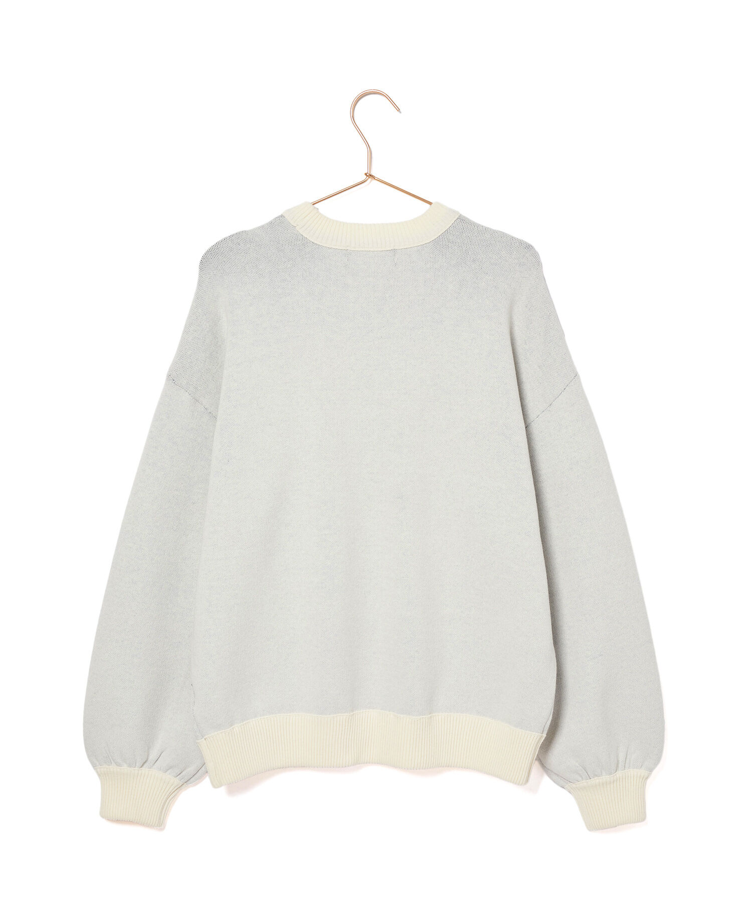 ROPE' PICNIC R「スウェットライクロゴジャガードニットプルオーバー」|ニット・セーター|