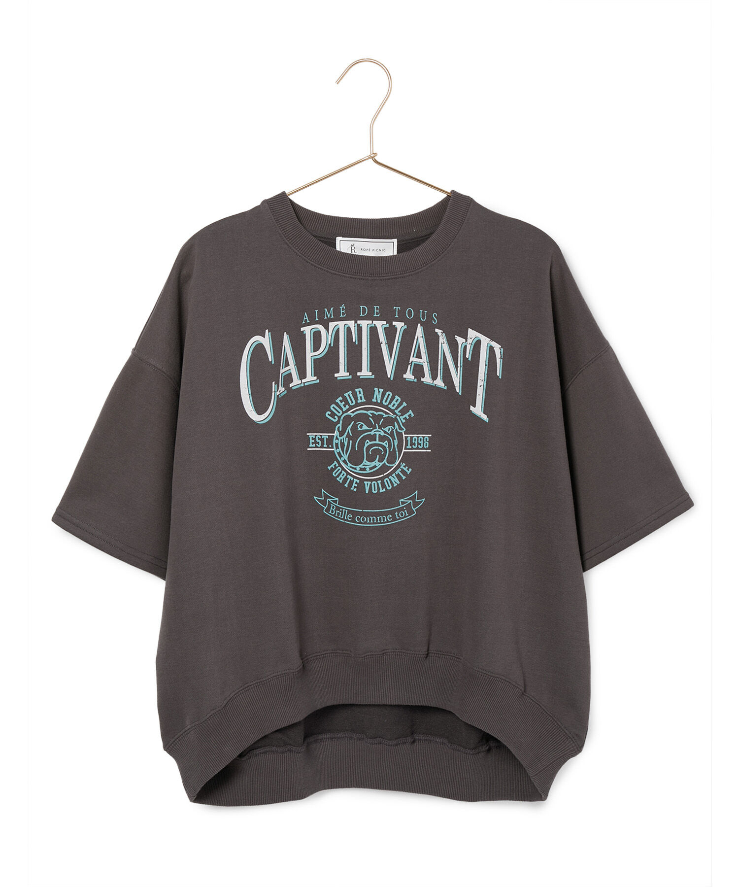 ROPE' PICNIC R「ミニ裏毛ハーフスリーブプルオーバー」|スウェット・ジャージ|