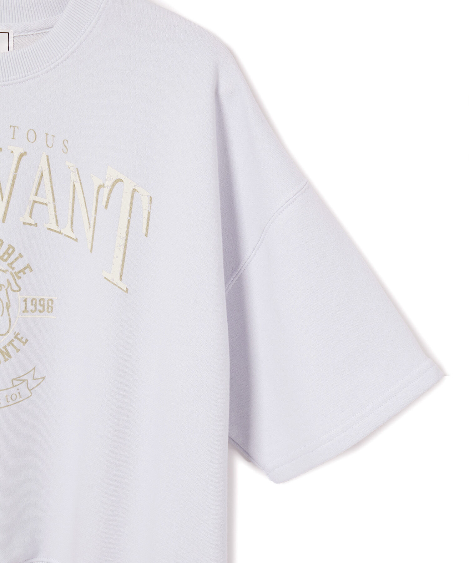 ROPE' PICNIC R「ミニ裏毛ハーフスリーブプルオーバー」|スウェット・ジャージ|