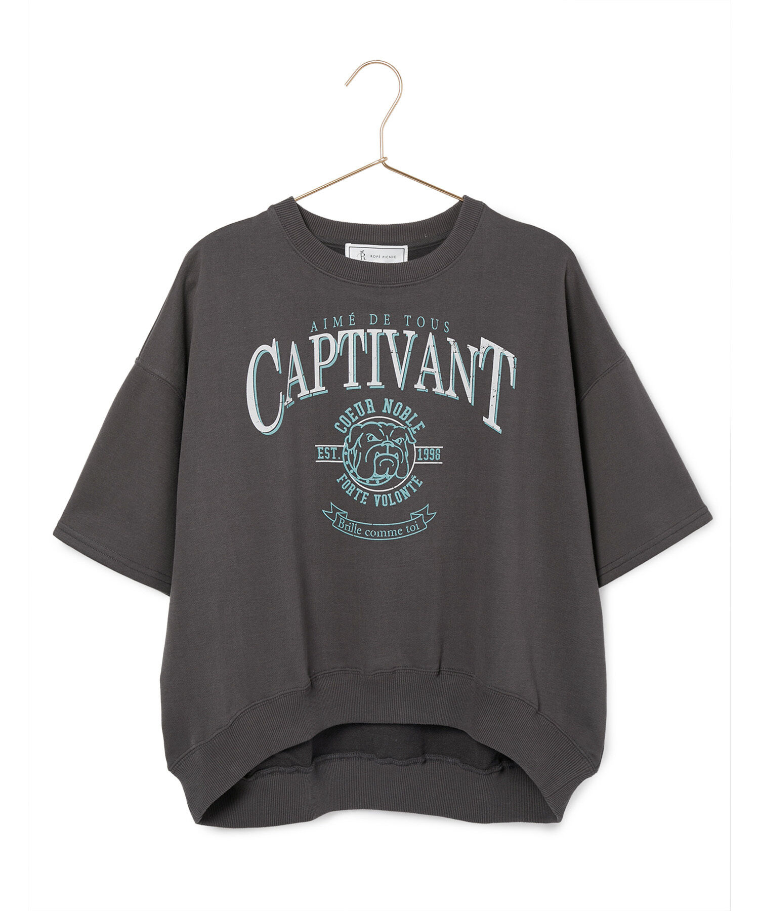 ROPE' PICNIC R「ミニ裏毛ハーフスリーブプルオーバー」|スウェット・ジャージ|