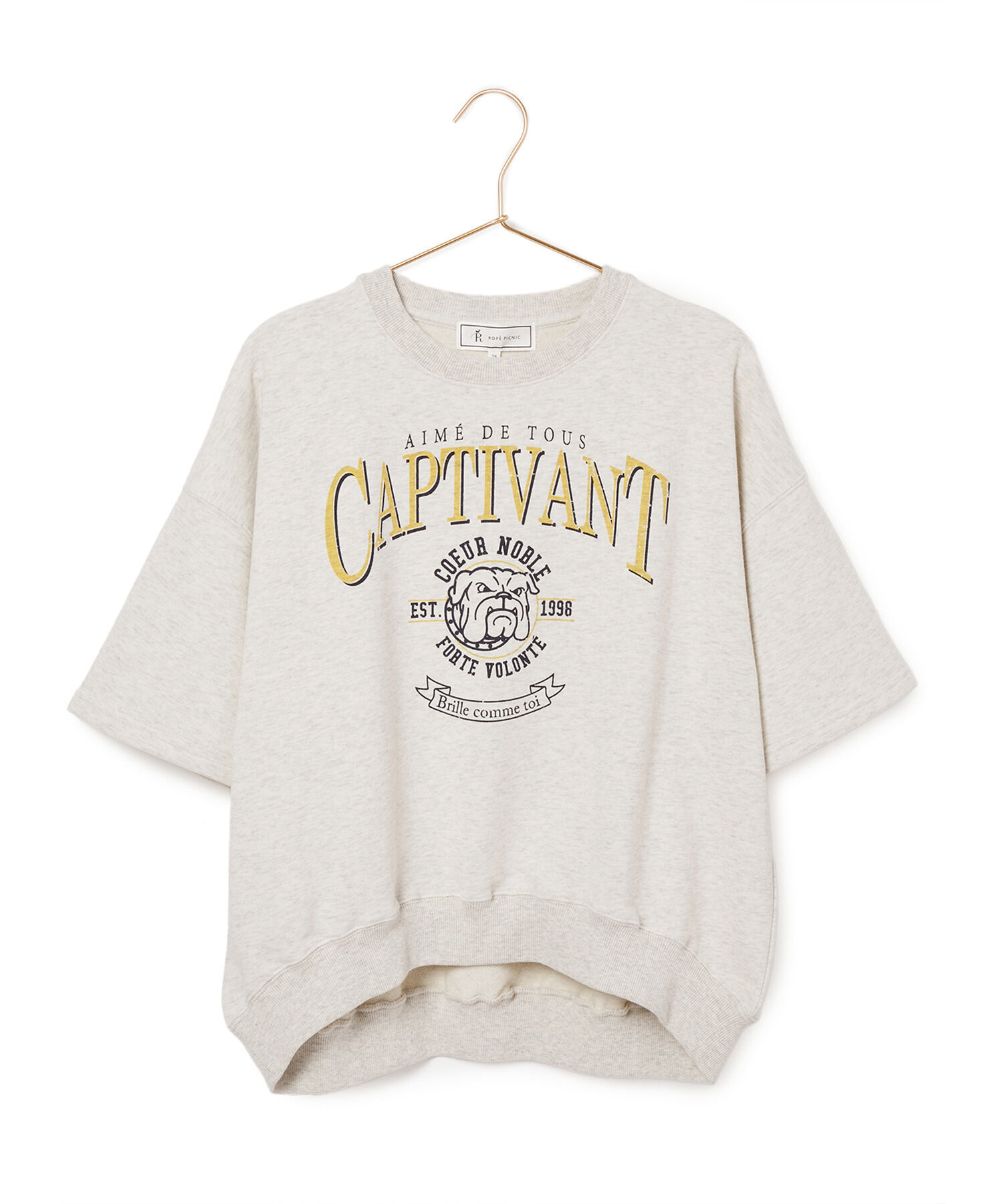 ROPE' PICNIC R「ミニ裏毛ハーフスリーブプルオーバー」|スウェット・ジャージ|