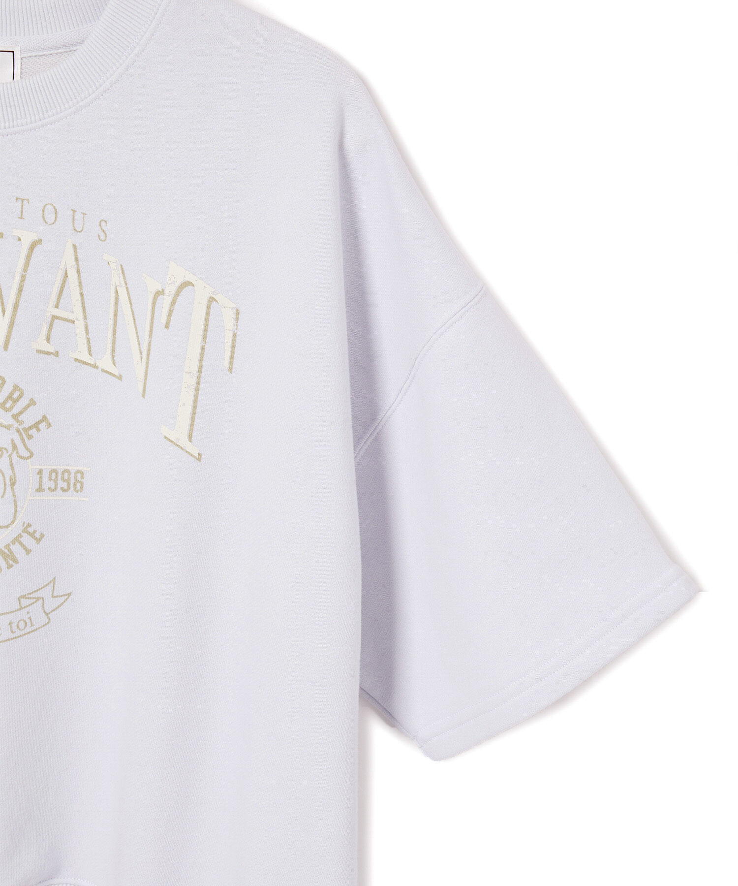 ROPE' PICNIC R「ミニ裏毛ハーフスリーブプルオーバー」|スウェット・ジャージ|