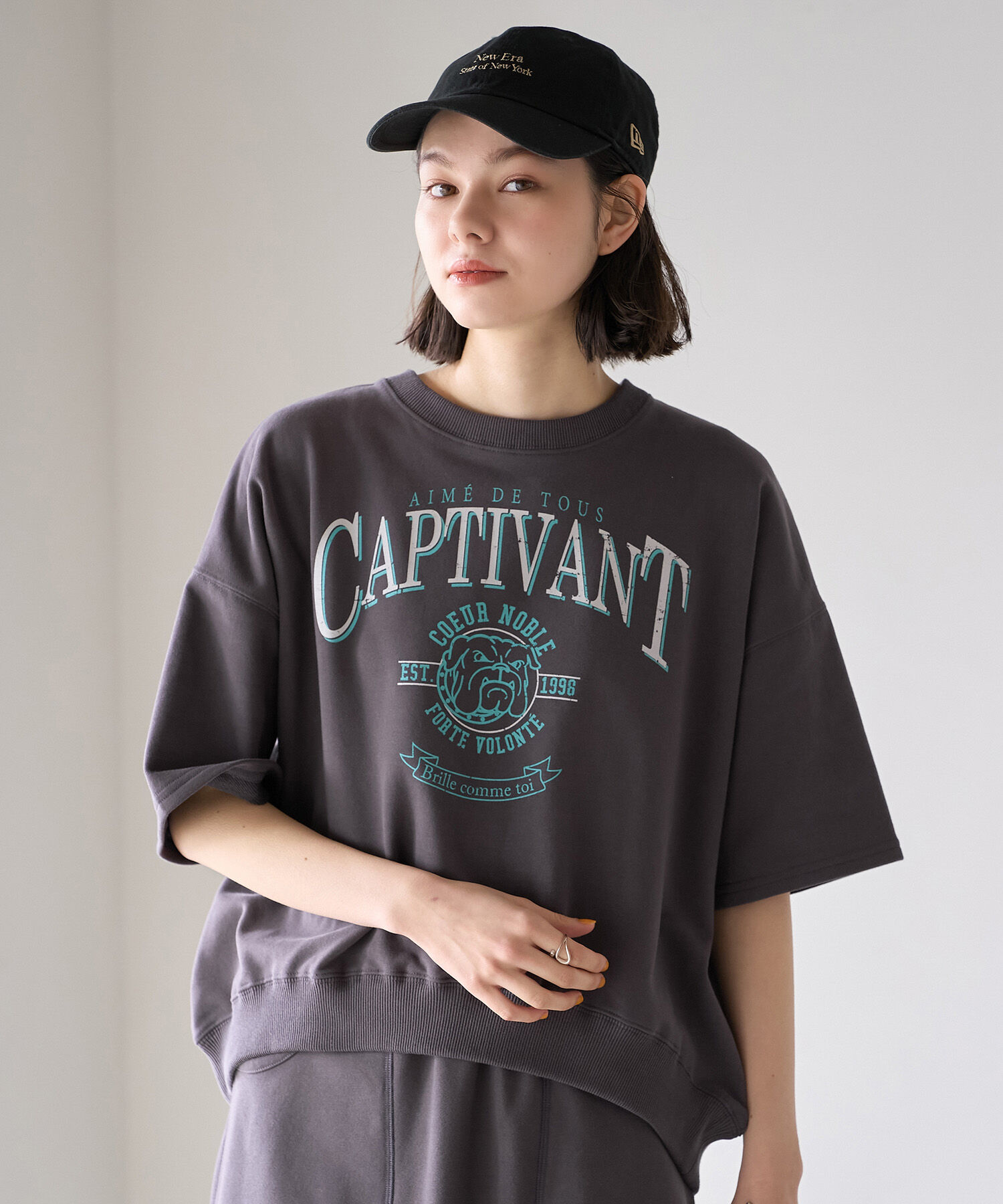 ROPE' PICNIC R「ミニ裏毛ハーフスリーブプルオーバー」|スウェット・ジャージ|