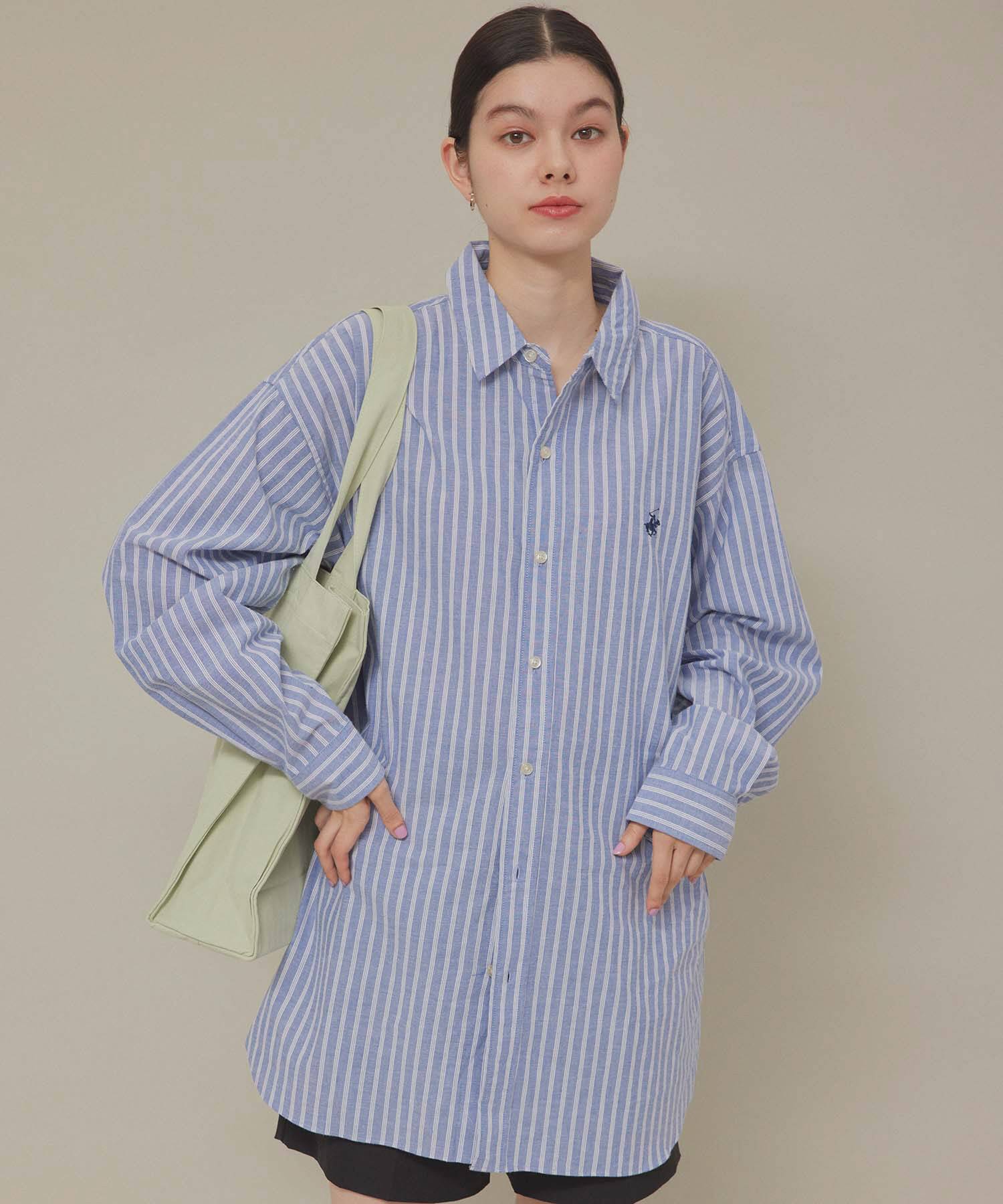 ROPE' PICNIC R「【BEVERLY HILLS POLO CLUB】オーバーシャツ」|シャツ・ブラウス|ブルー系(45)